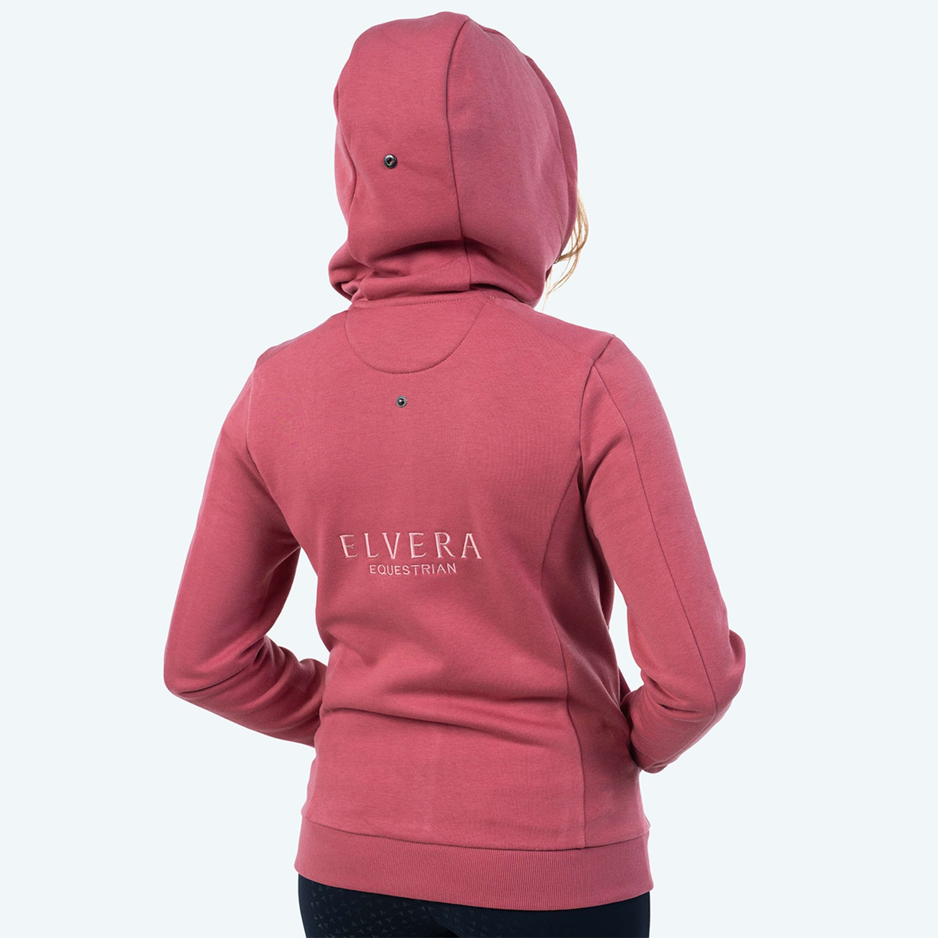 Elvera Equestrian Bluza Z Kapturem I Zamkiem EEValera Mauve Wood