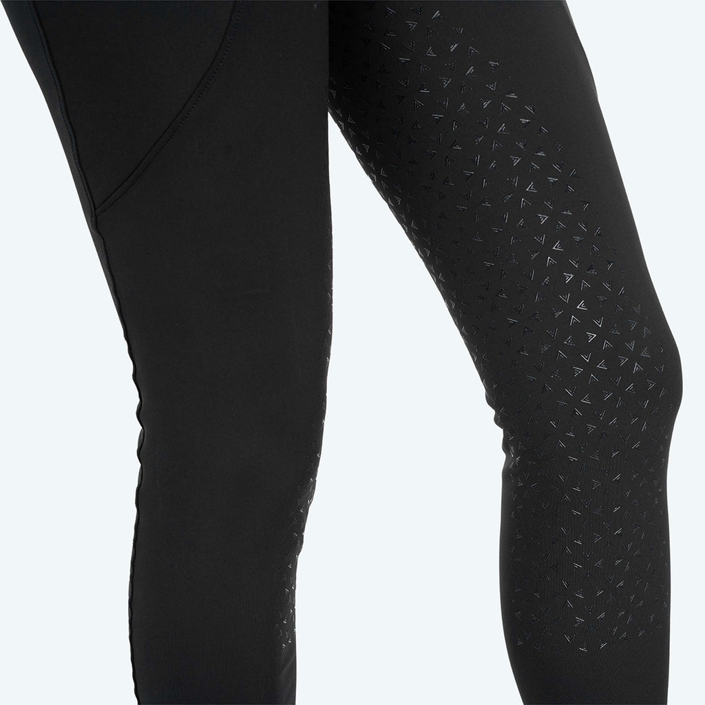 Elvera Equestrian Bryczesy Jeździeckie Motion Bling Solid Black