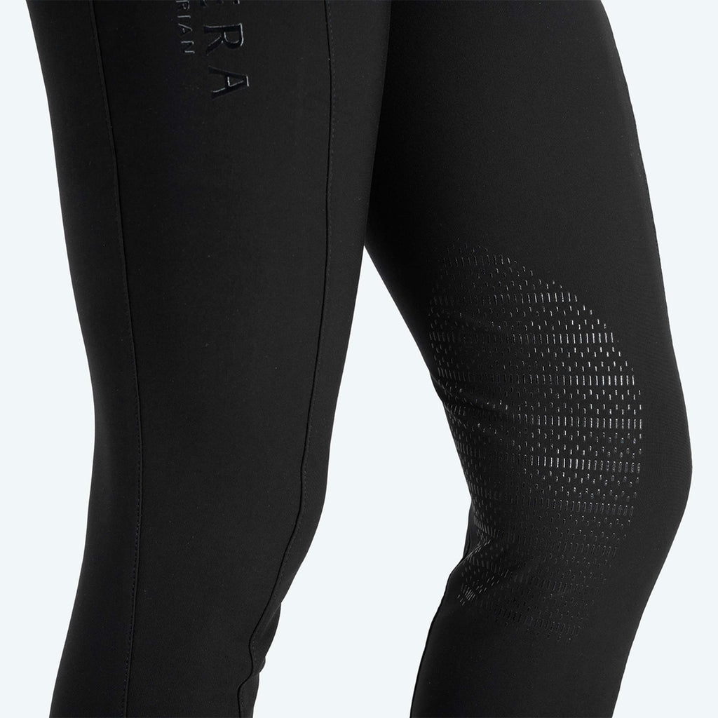 Elvera Equestrian Bryczesy Dual Core Pro z lejem kolanowym czarne
