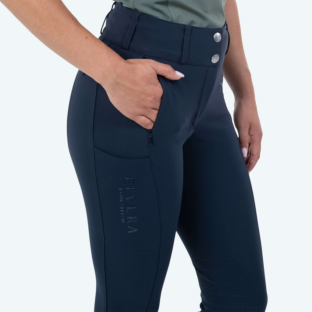 Elvera Equestrian Bryczesy Dual Core Pro z lejem kolanowym Salute