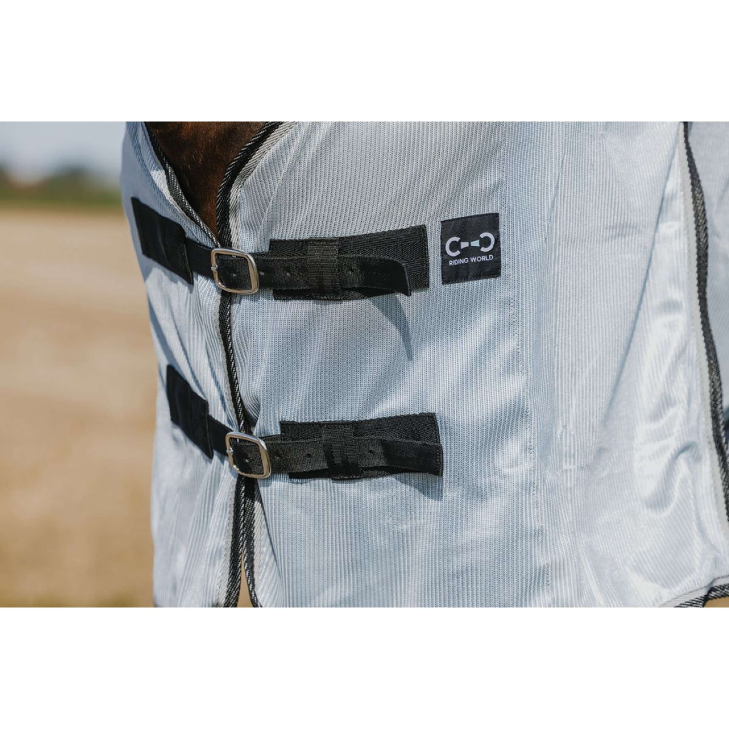 Riding World Derka Przeciw Muchom Belly Mesh Szary