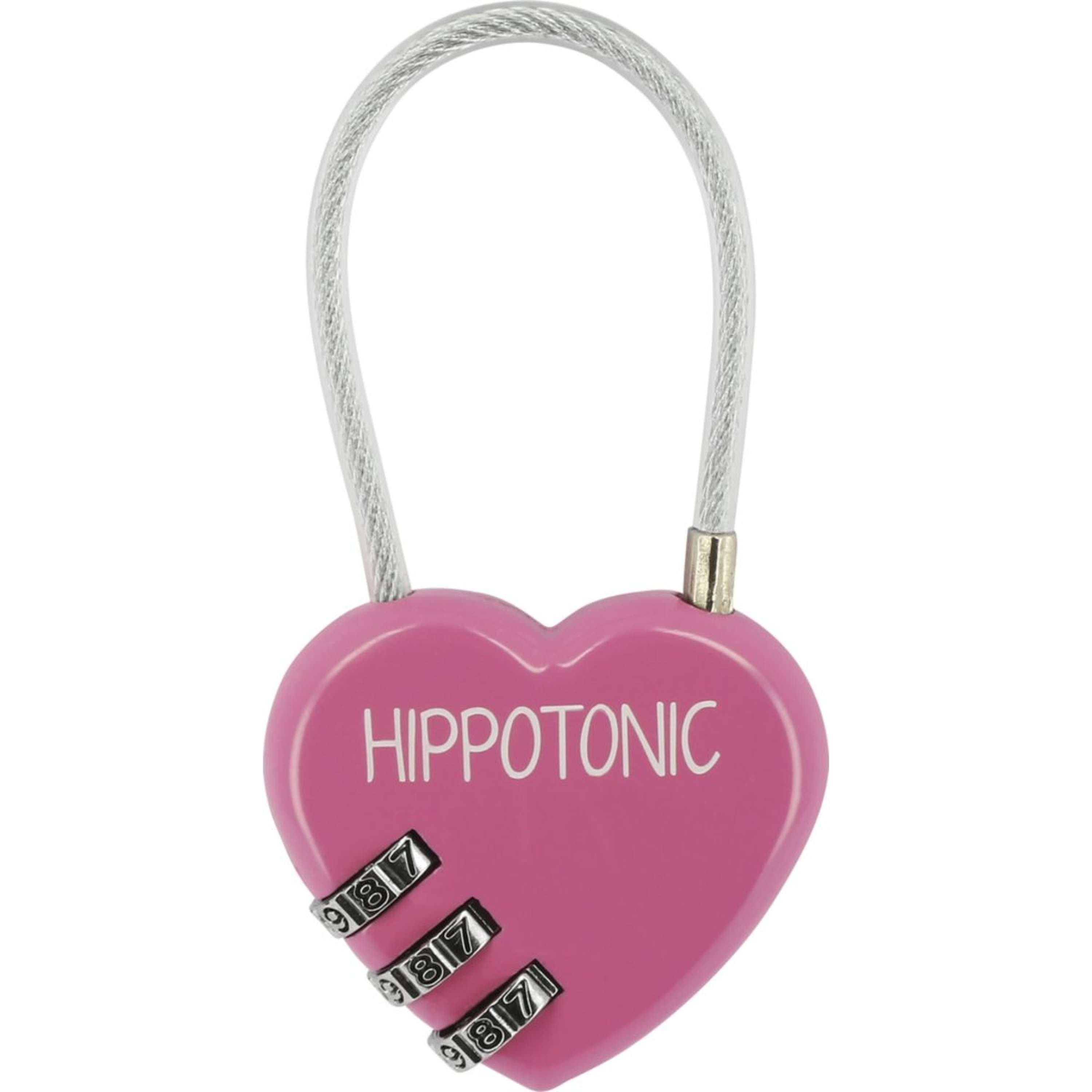 Hippotonic Skrzynka Do Pielęgnacji Padlock Serce Fuksjowy