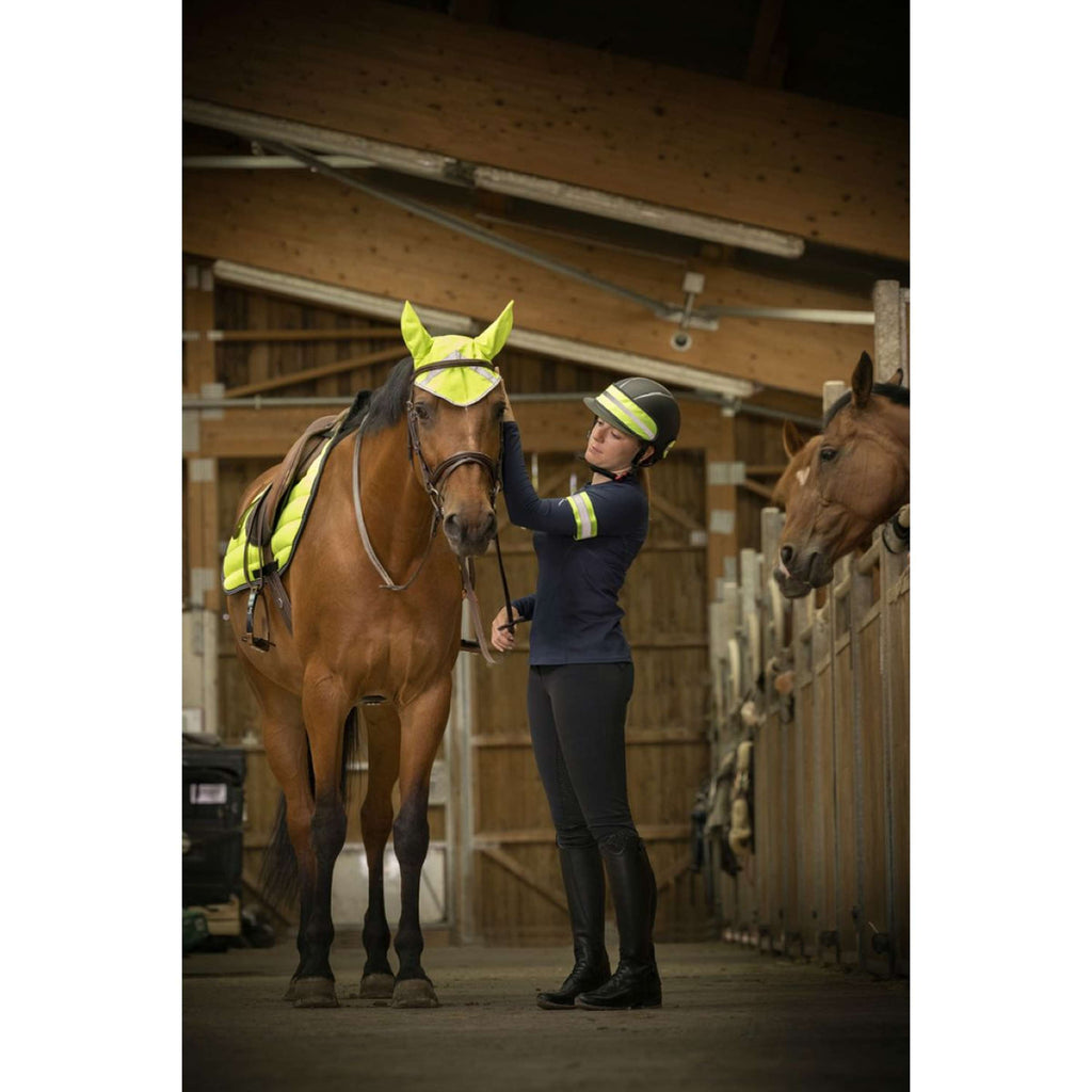 EQUITHÈME Bransoletka High Visibility Fluorescencyjny Żółty
