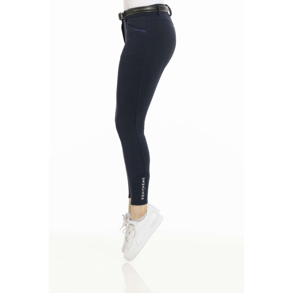 EQUITHÈME Bryczesy Kim Organic Cotton Granatowe