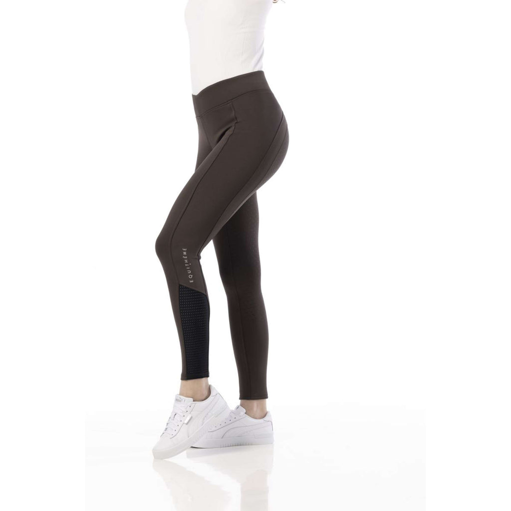 EQUITHÈME Legginsy Jeździeckie Brigitte Chestnut