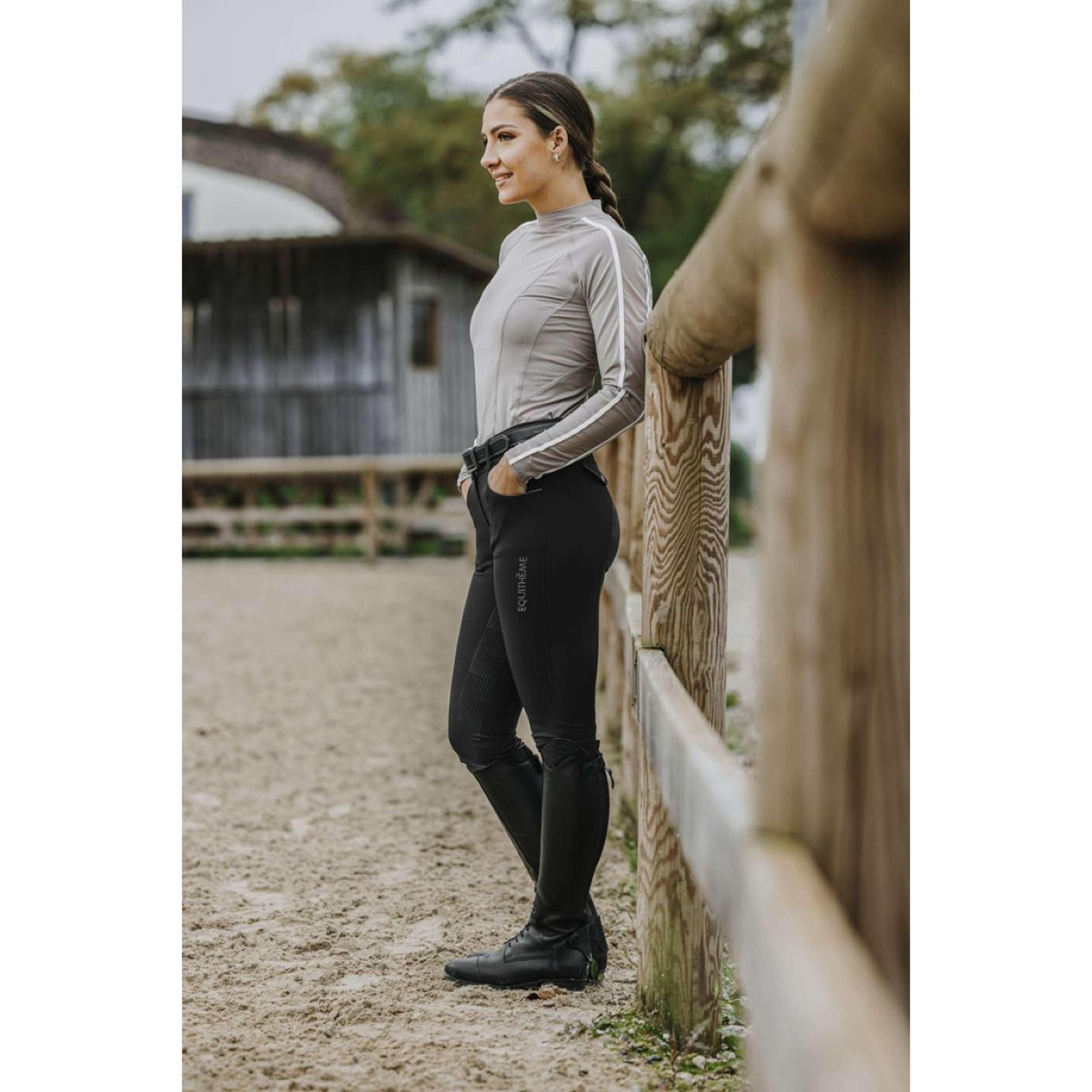 EQUITHÈME Bryczesy Beverly Czarny