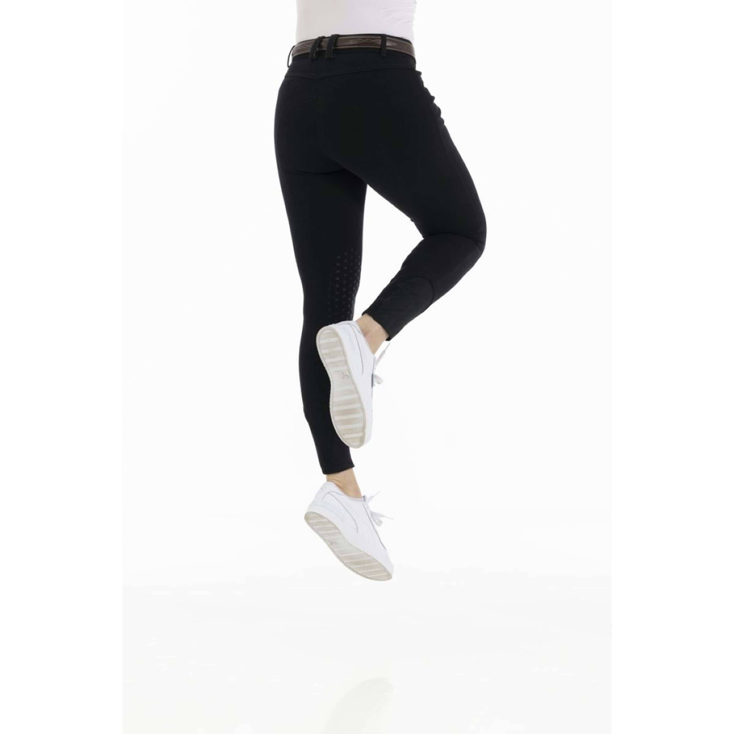 EQUITHÈME Bryczesy Kim Organic Cotton Czarny