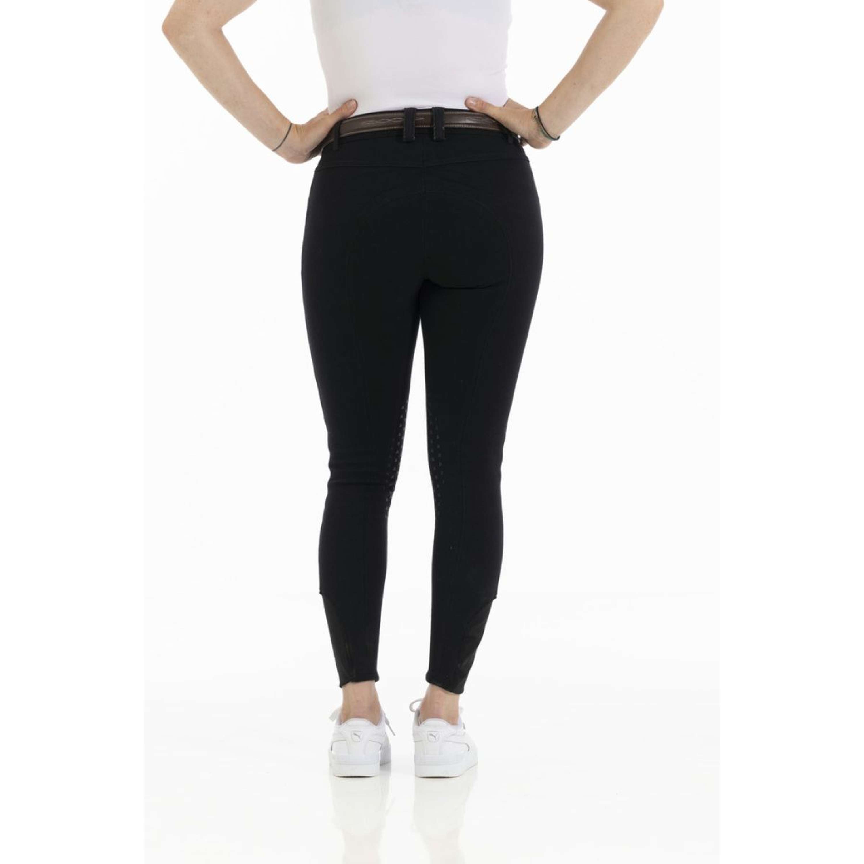 EQUITHÈME Bryczesy Kim Organic Cotton Czarny