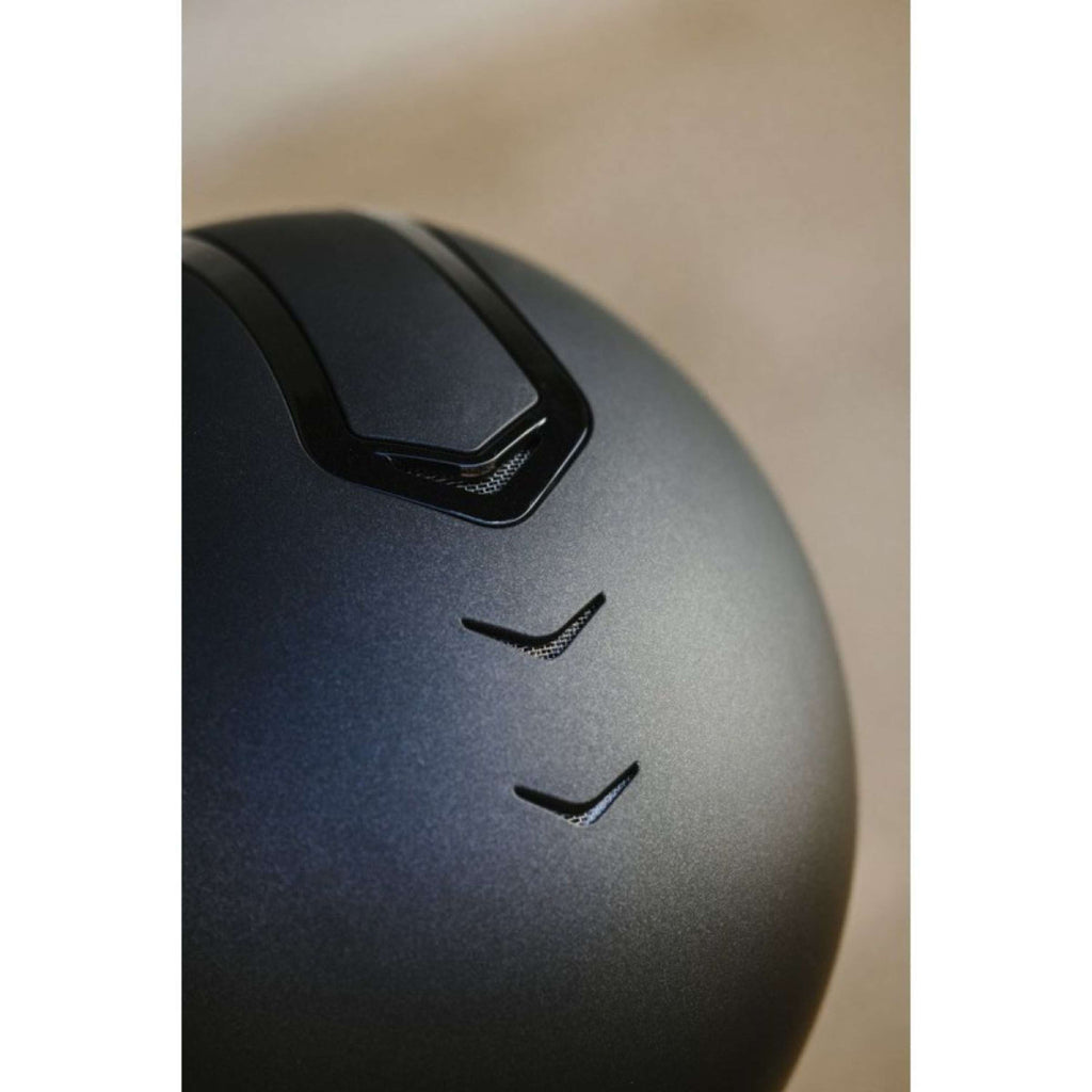 Kask jeździecki Choplin Aero matowy/błyszczący czarny