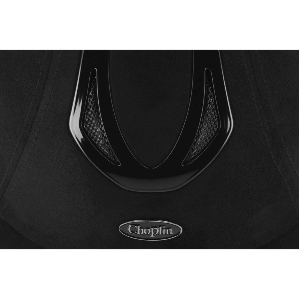 Kask jeździecki Choplin Aero Velvet matowy czarny
