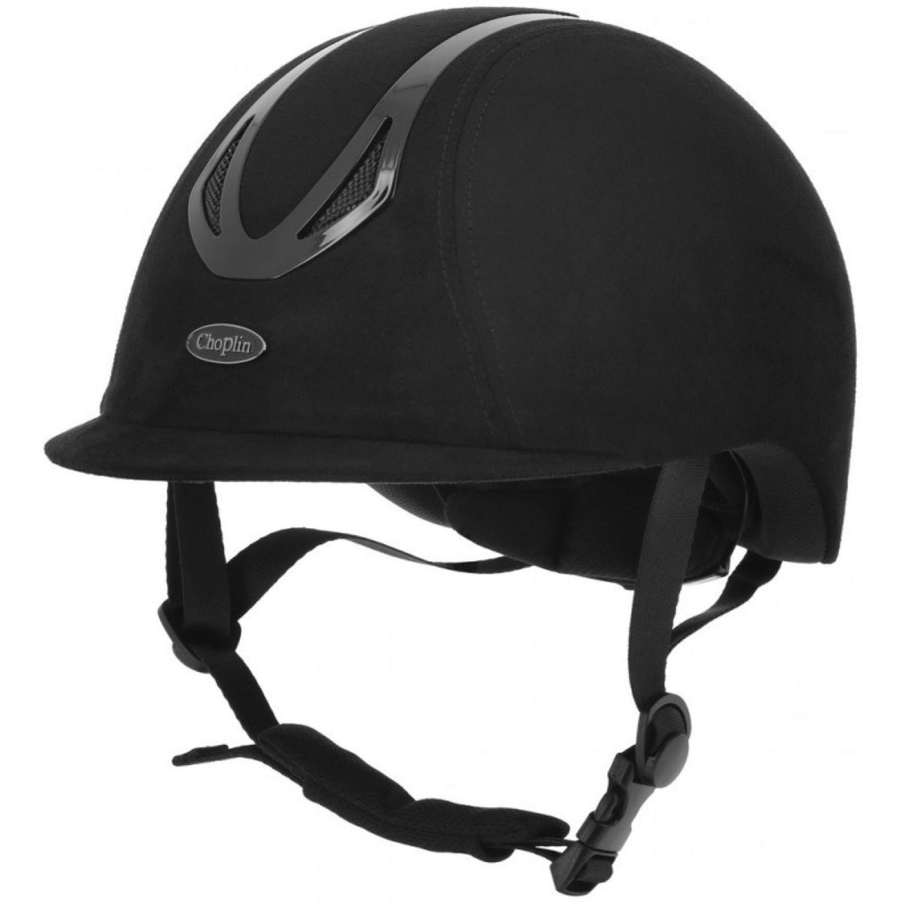 Choplin Kask Jeździecki Aero Velvet Czarny