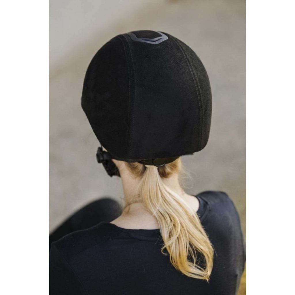 Kask jeździecki Choplin Aero Velvet matowy czarny