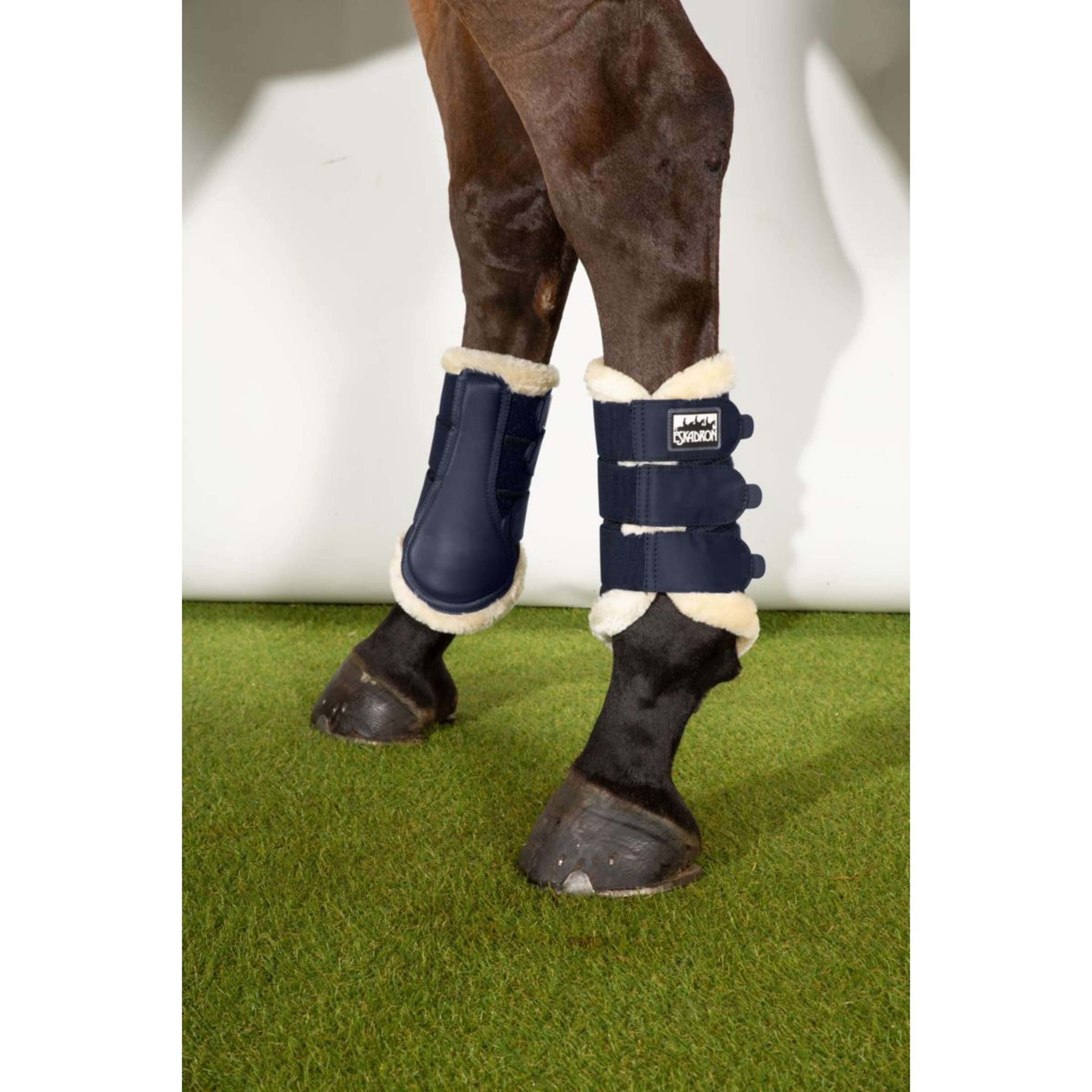 Eskadron Buty Ujeżdżeniowe Miękki Mesh Fauxfur Nightblue