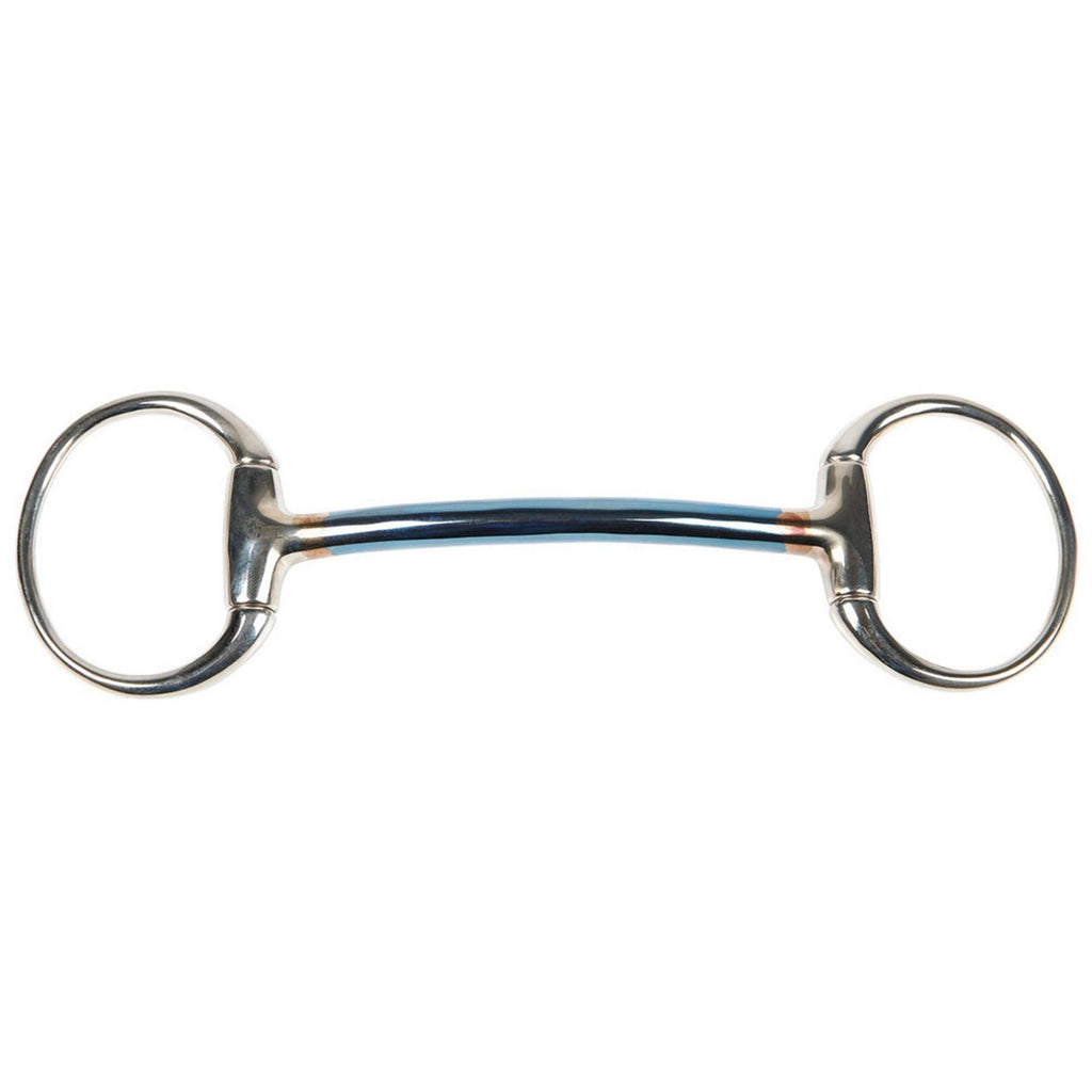 Harry's Horse Wędzidło pełne z pierścieniami wygięte 12mm