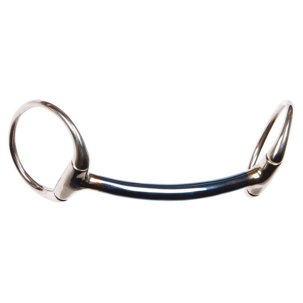 Harry's Horse Wędzidło pełne z pierścieniami wygięte 12mm