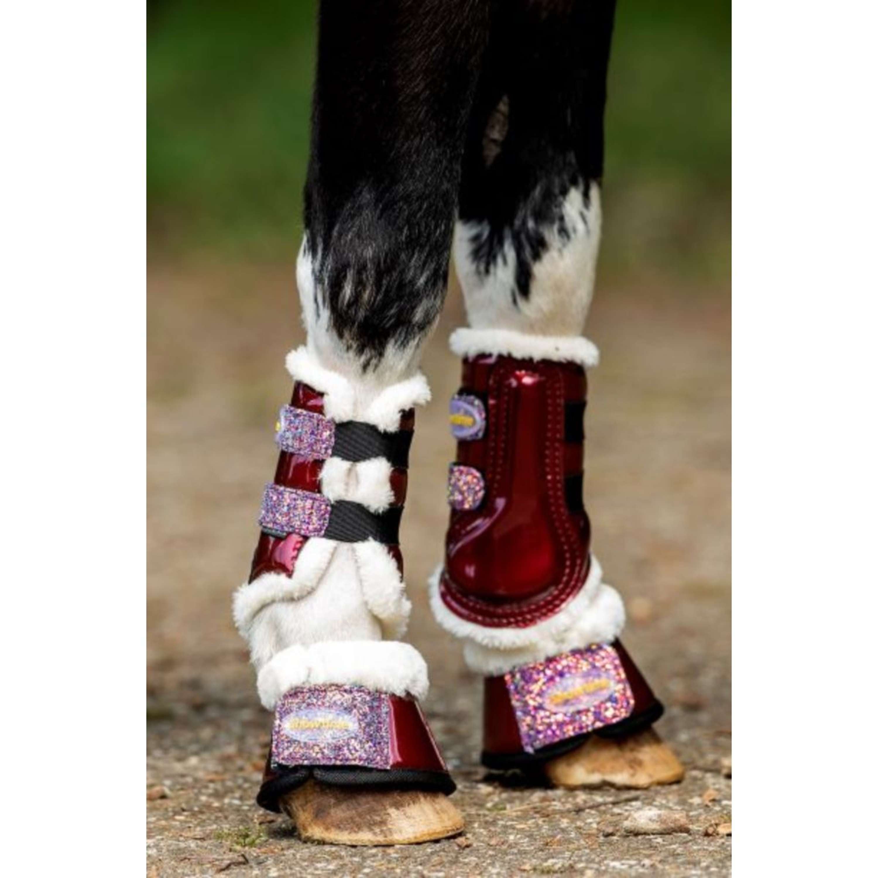 HB Showtime Ochraniacz Gold Rush Brokat Little Sizes Bordowy