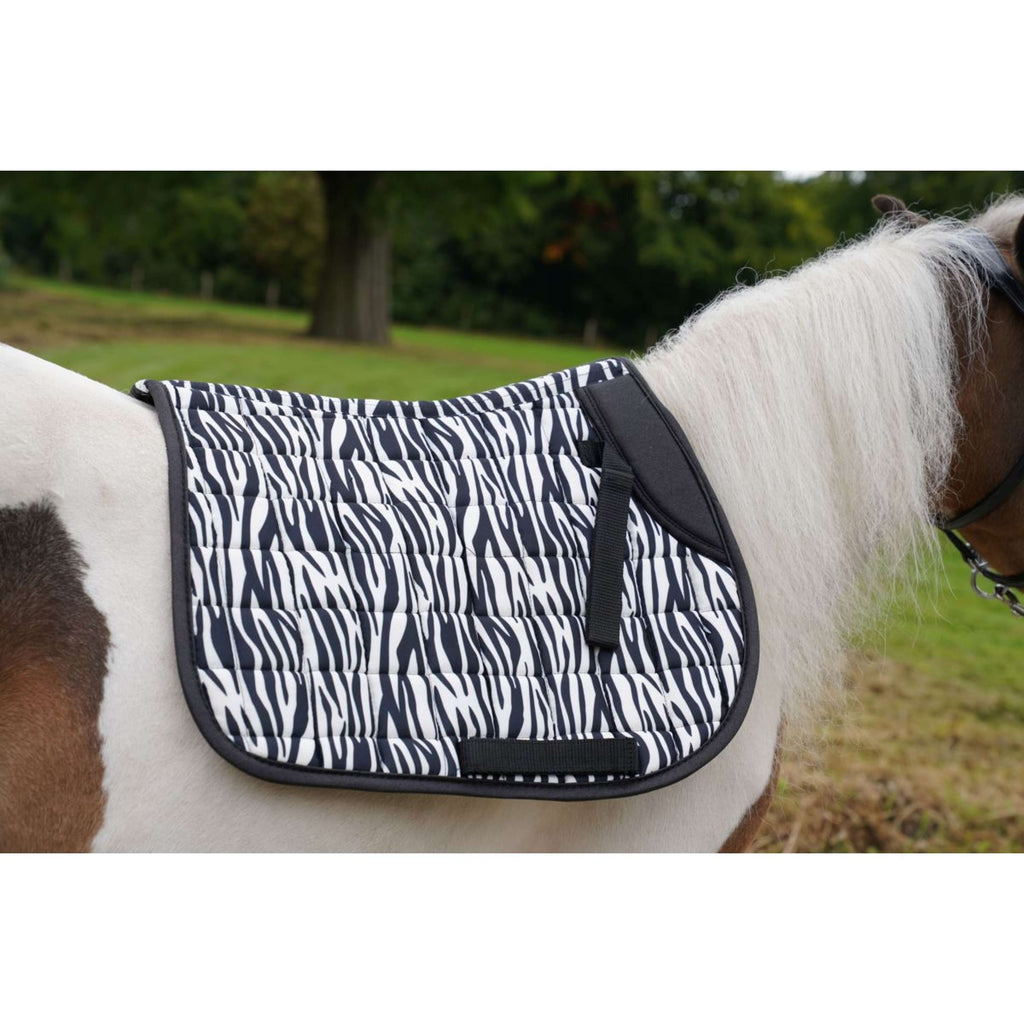 Czaprak HB Zebra wszechstronny czarny/biały