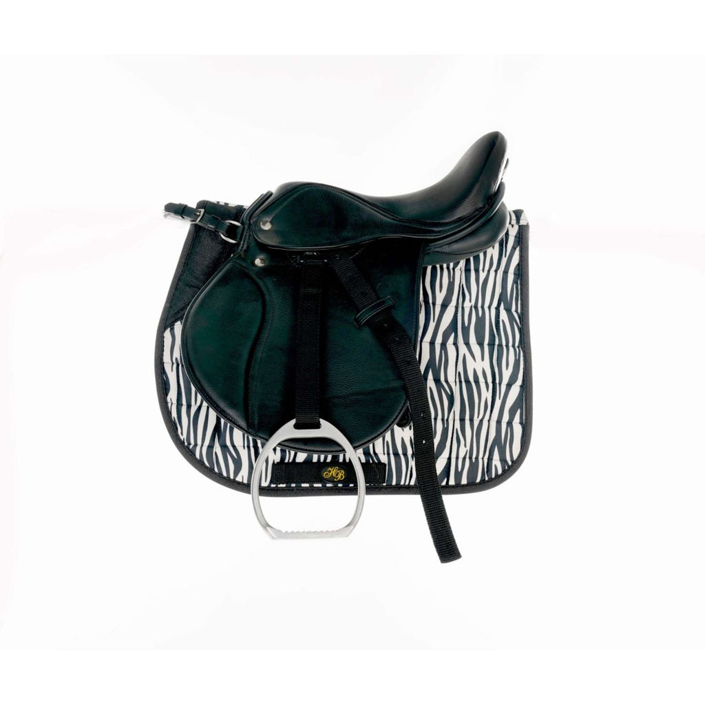 Czaprak HB Zebra wszechstronny czarny/biały