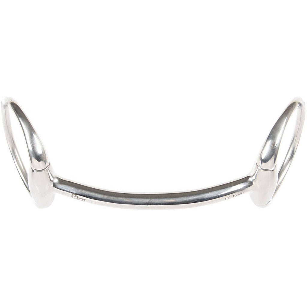 Wędzidło proste Harry's Horse ze stałymi pierścieniami 12mm STALOWE