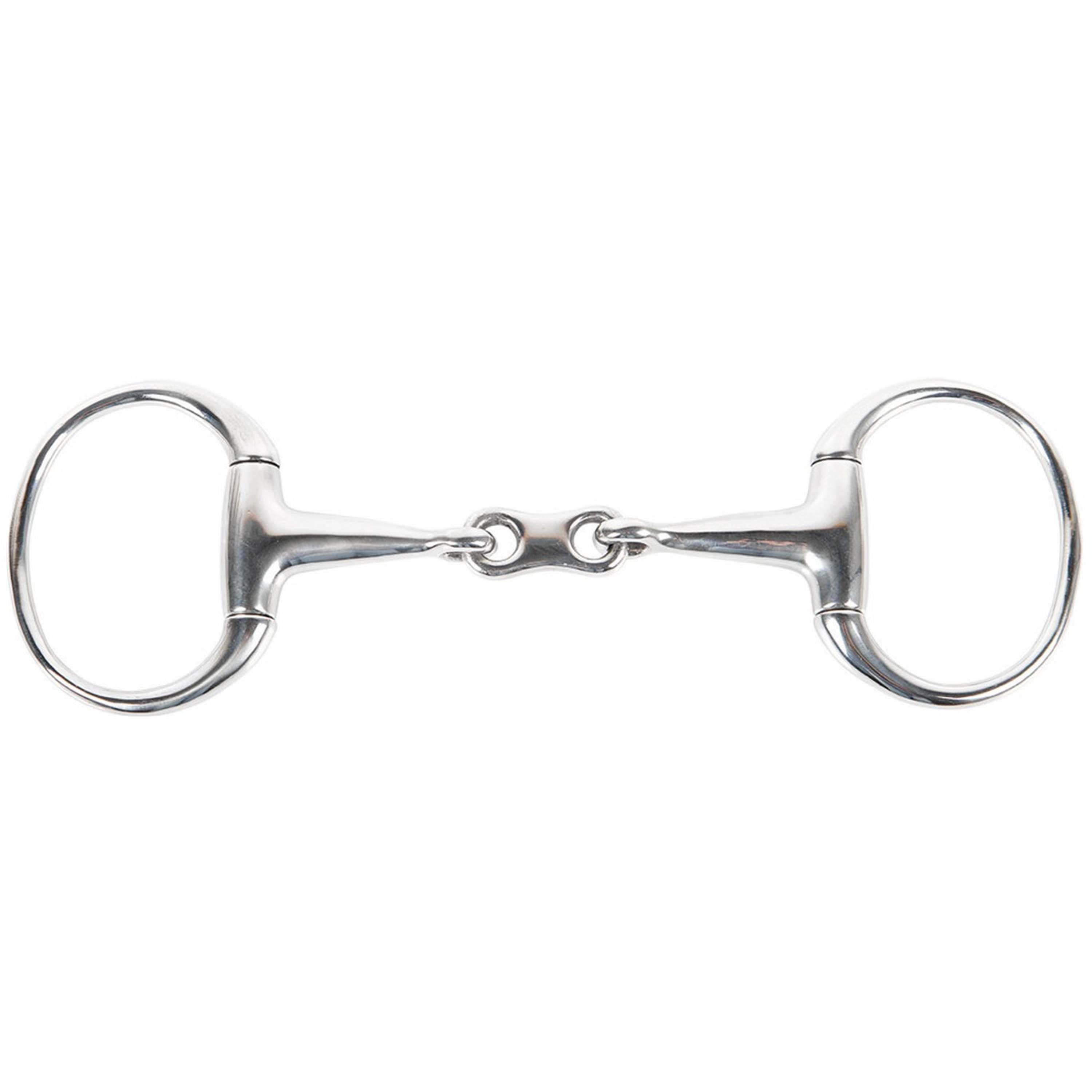 Harry's Horse Wędzidło z wąsami podwójnie łamane, płaski łącznik 13 mm