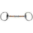 Harry's Horse Wędzidło z kółkami stałymi Podwójnie łamany Miedziany Rolki 13mm