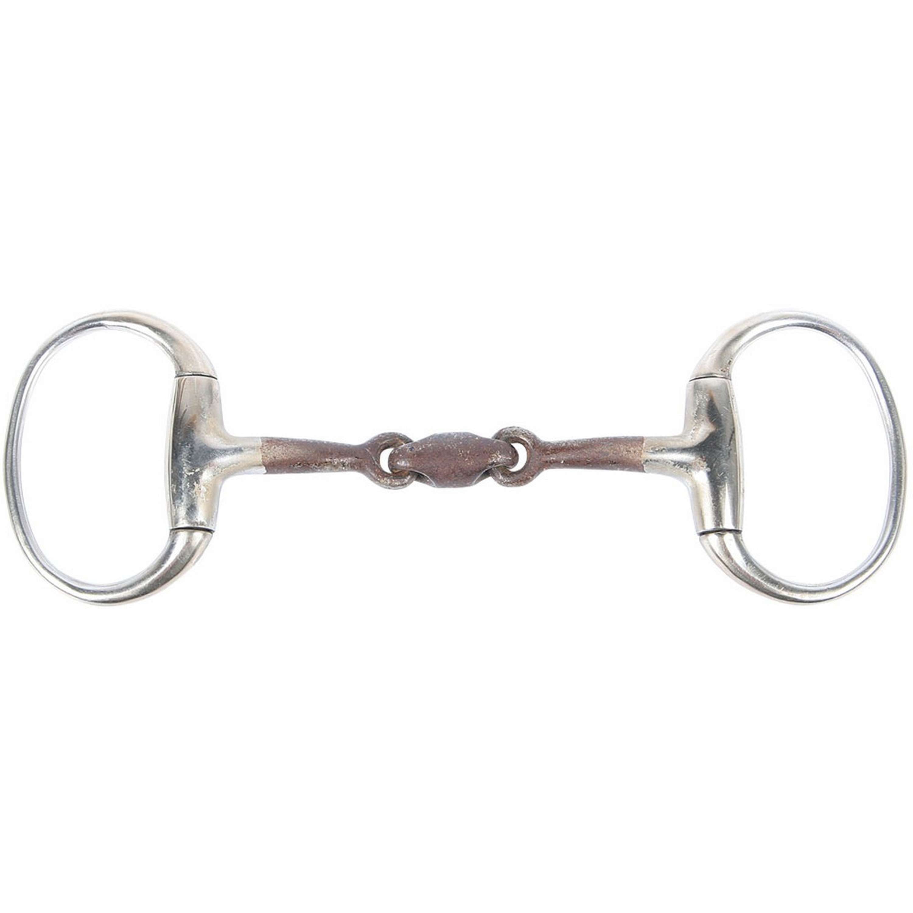 Harry's Horse Wędzidło z kółkami stałymi Sweet Iron Podwójnie łamany 13mm