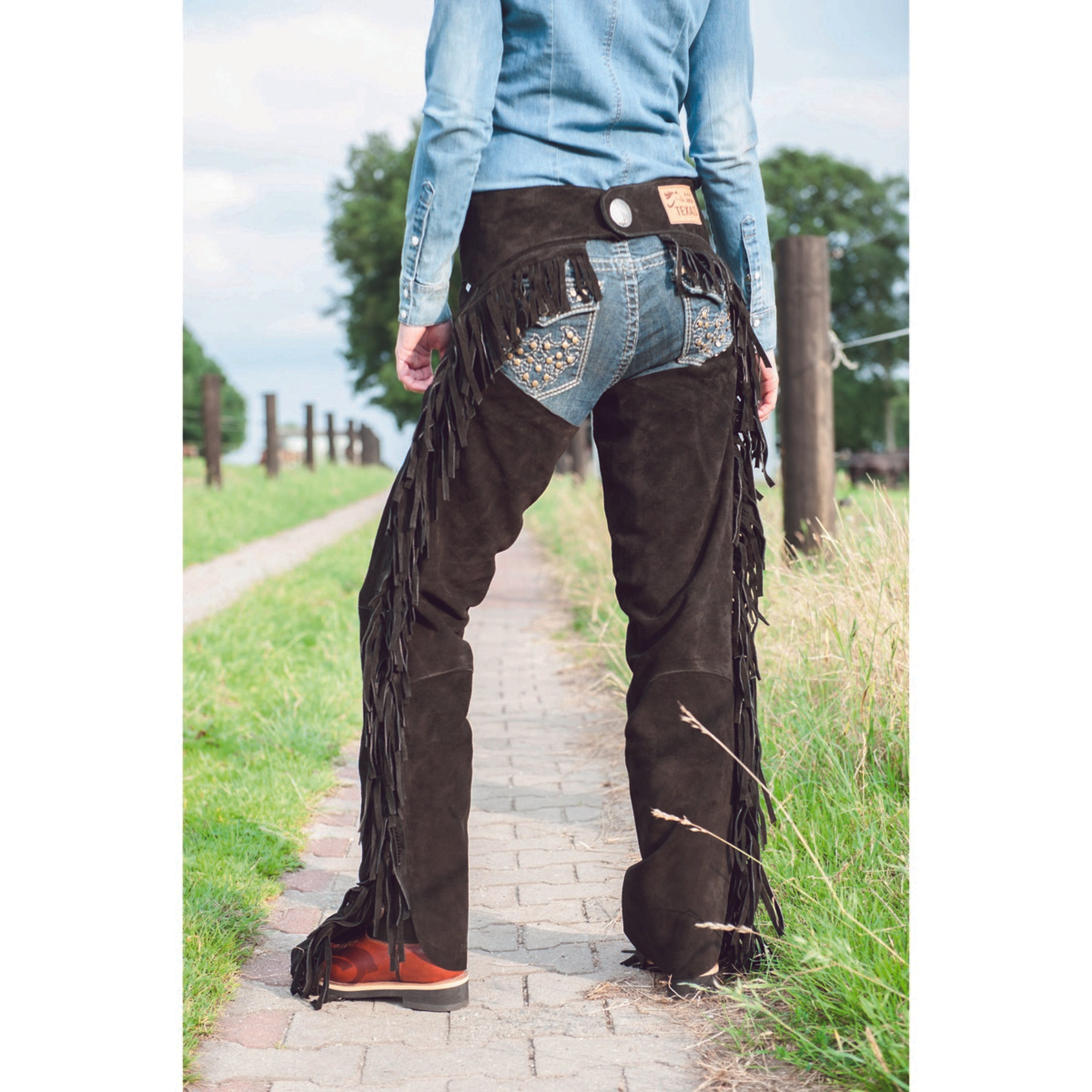 HKM ShowChaps met Frędzle Czarny