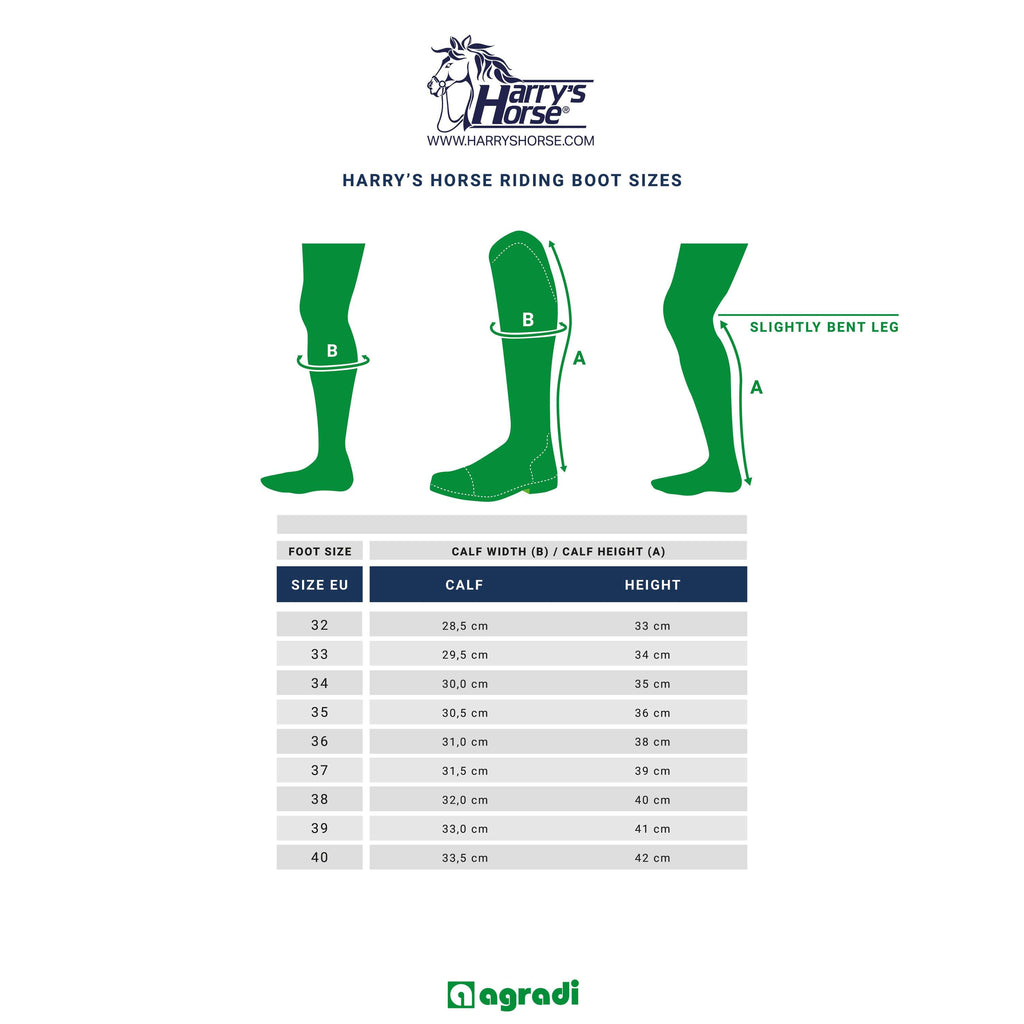 Harry's Horse Buty Jeździeckie Excalibur Junior Czarny