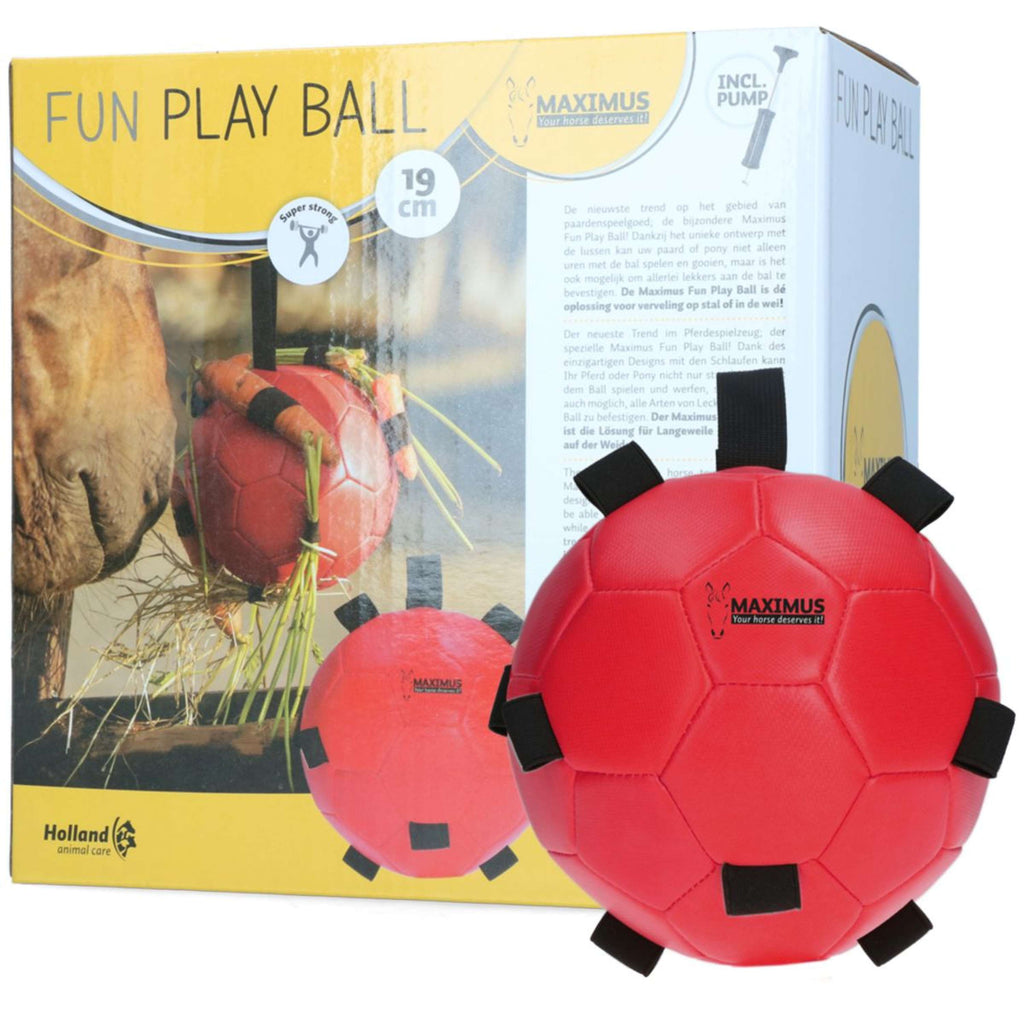 Maximus Piłka Fun Play Czerwony