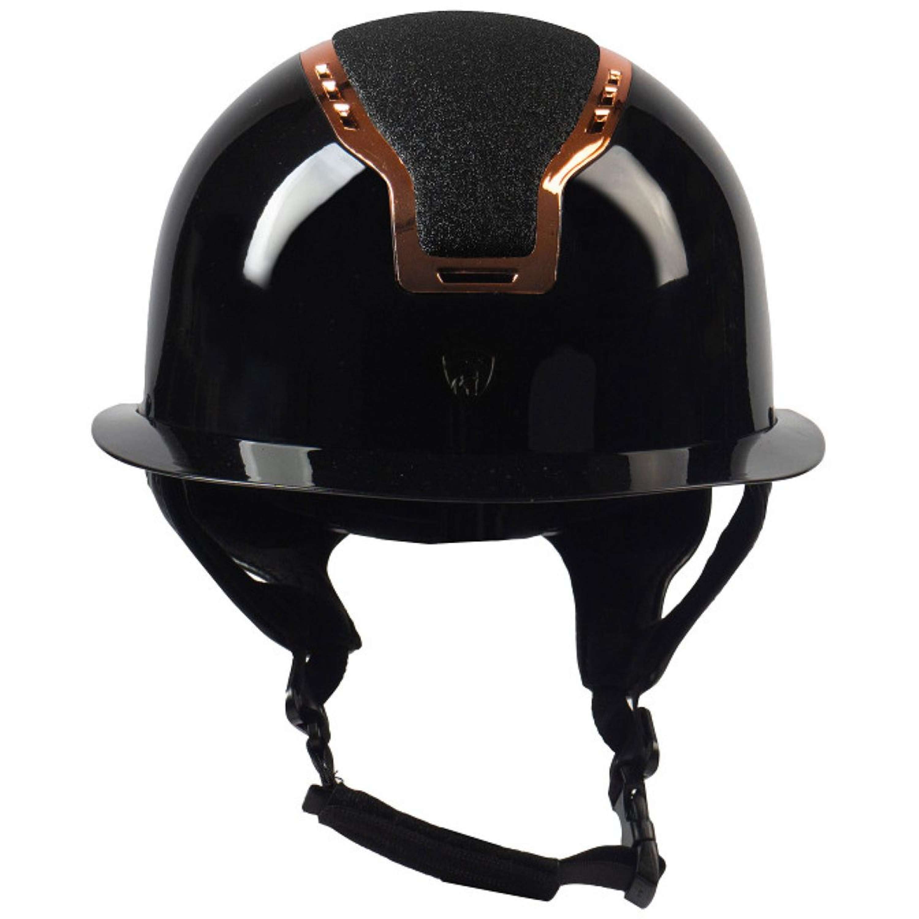 HORKA Kask Jeździecki Gaudi Glossy Czarny/Różowy