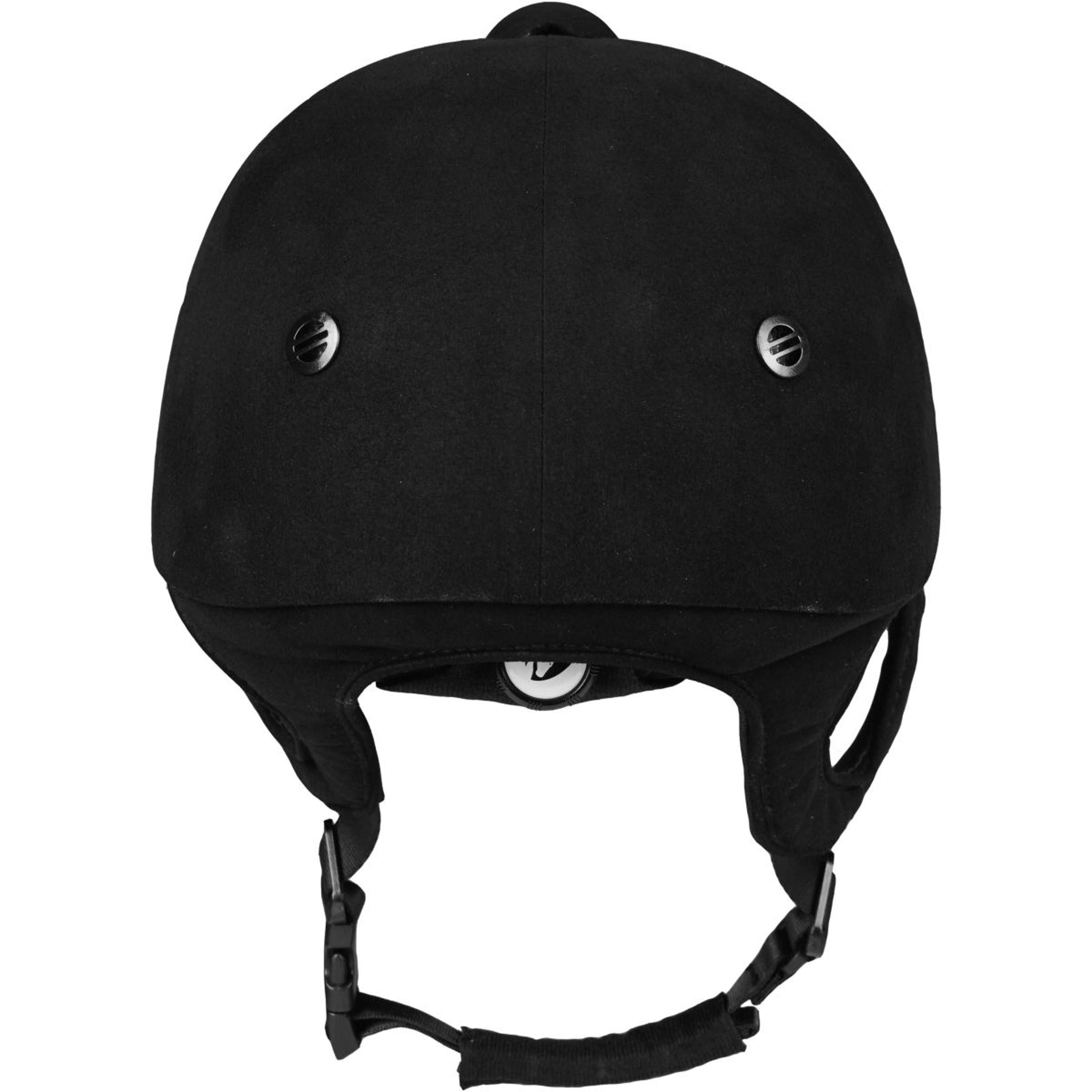 HORKA Kask Jeździecki Hawk Skóra Czarny