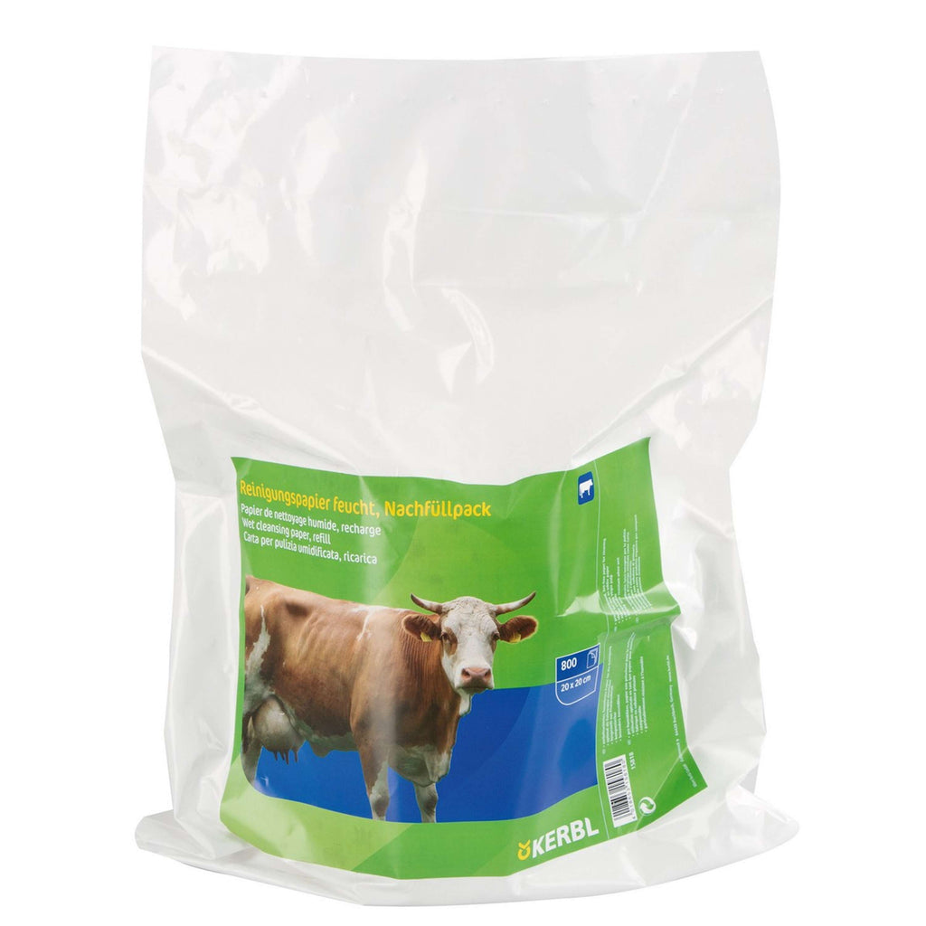 Kerbl Kerbaclean Papier Na Wymię Wilgotny 800sztuk