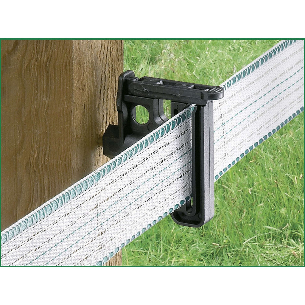Clip Insulator Maxi Tape/Rope 6mm Screw 30 Sztuk