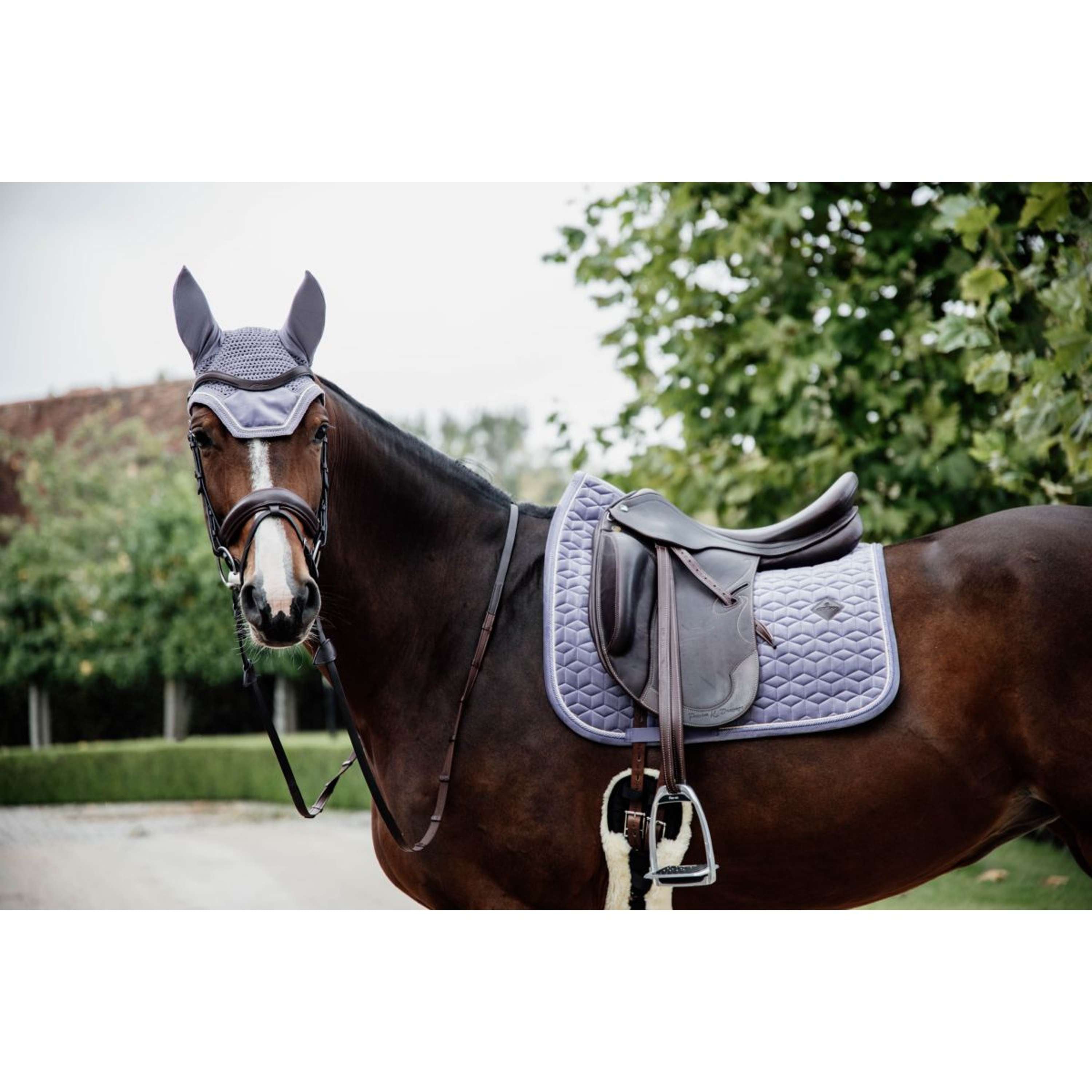 Kentucky Siateczka Na Uszy Wellington Velvet Fioletowy