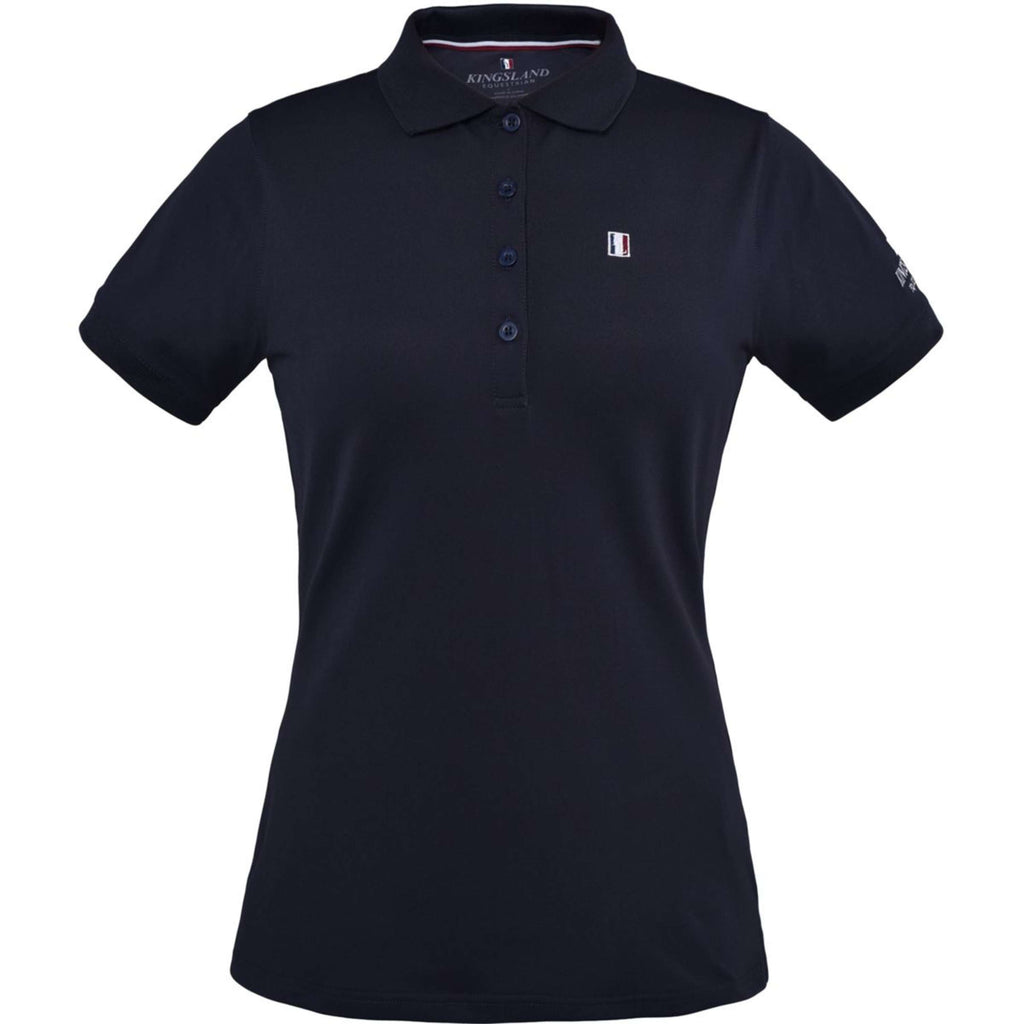 Kingsland Polo Shirt Classic Damski Granatowy