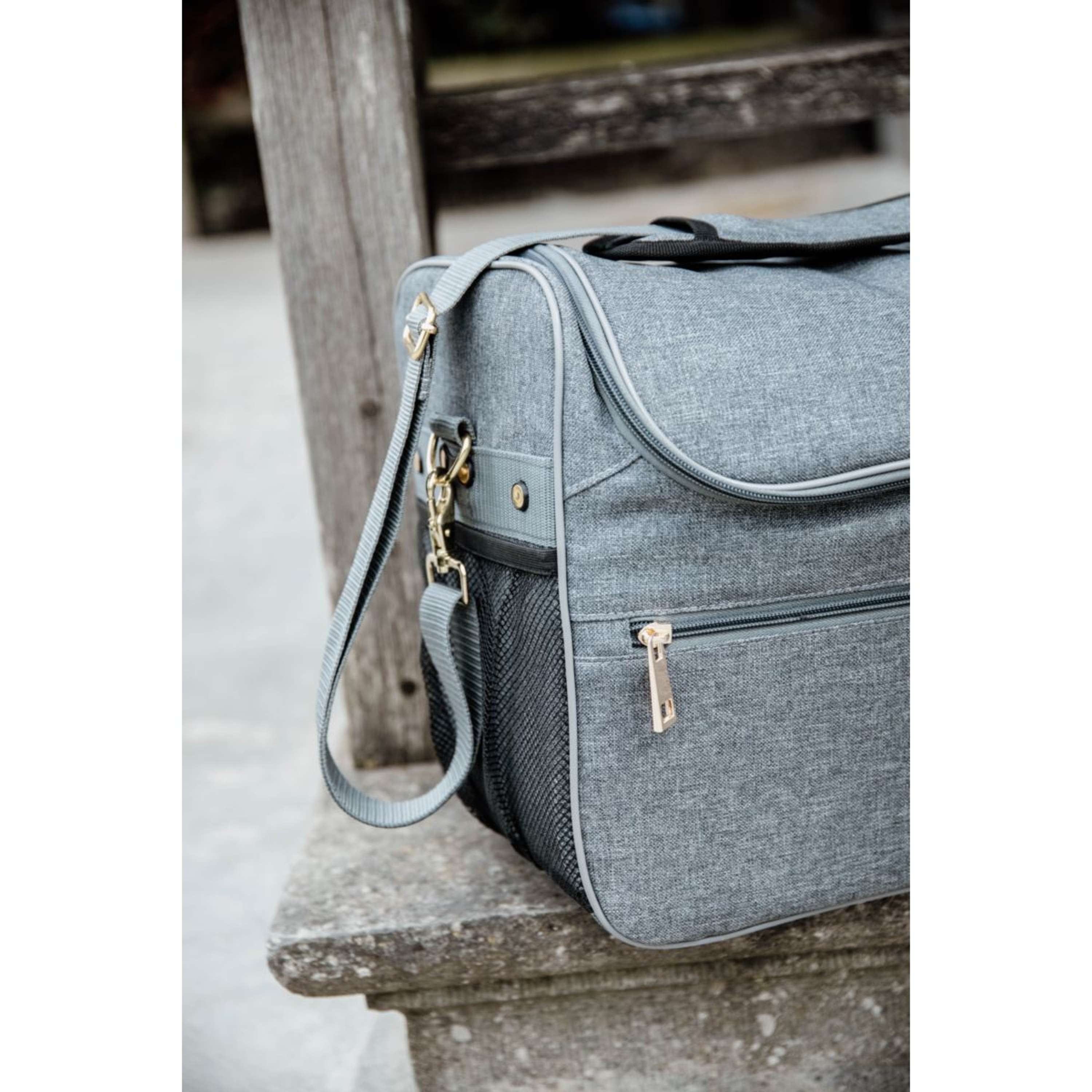 Grooming Deluxe by Kentucky Grooming Bag Set Szary