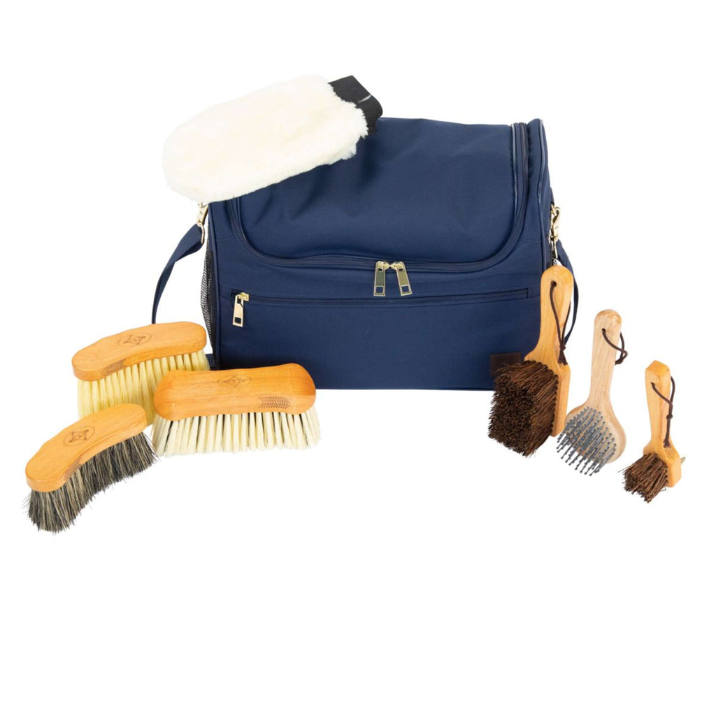 Grooming Deluxe by Kentucky Grooming Bag Set Granatowy