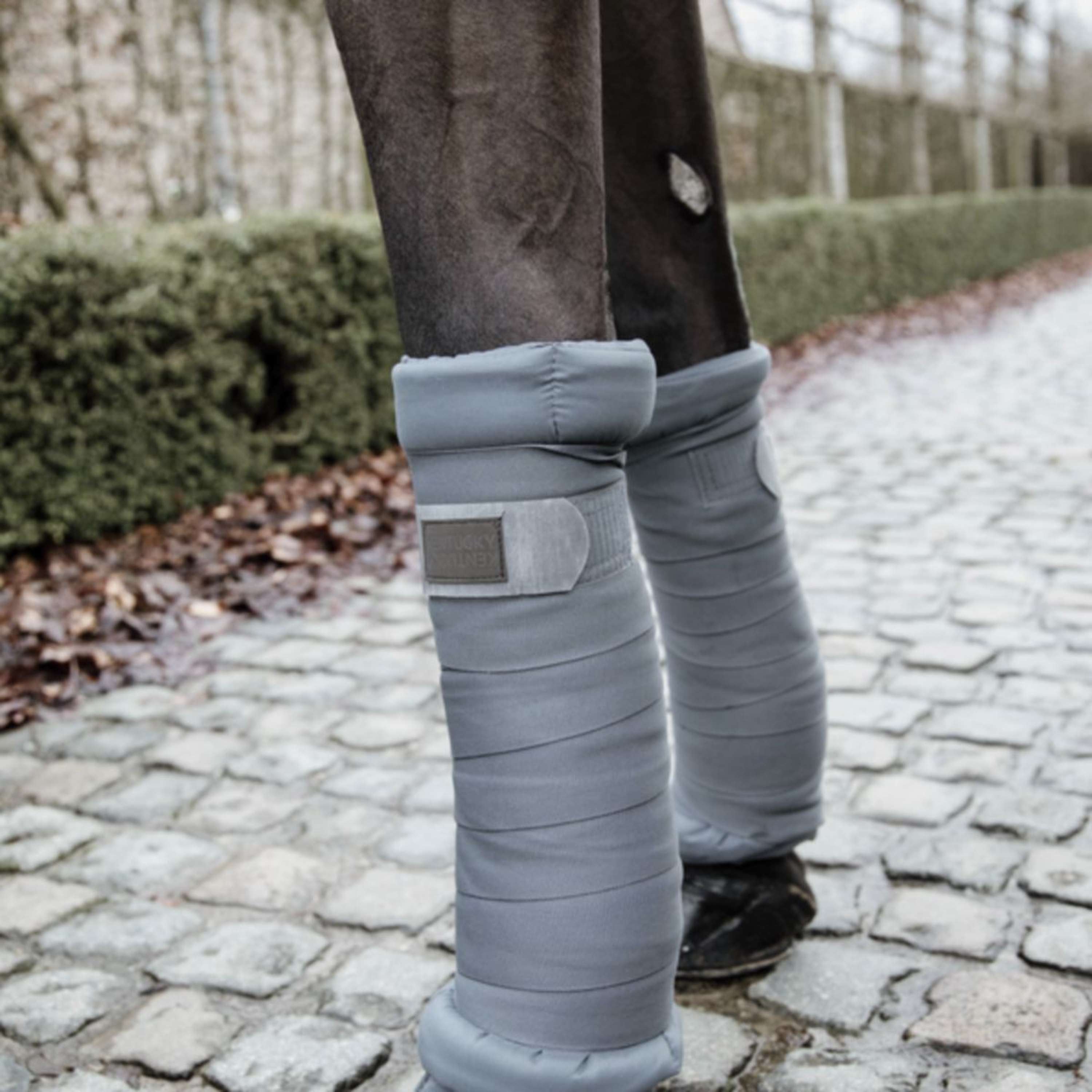 Kentucky Bandaże Stajenne Repellent Zestaw 4 Sztuk Szary