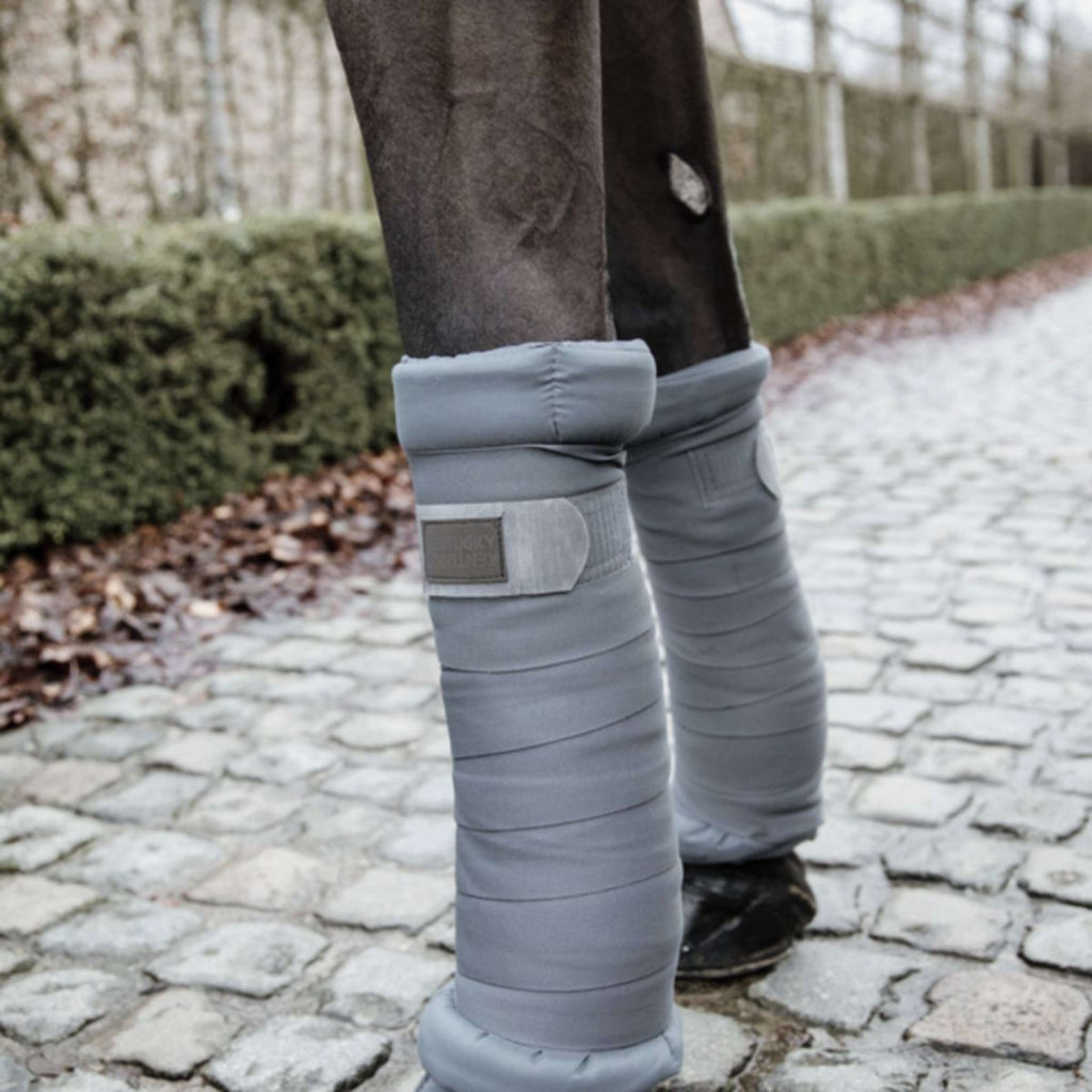 Kentucky Bandaże Stajenne Repellent Zestaw 4 Sztuk Szary