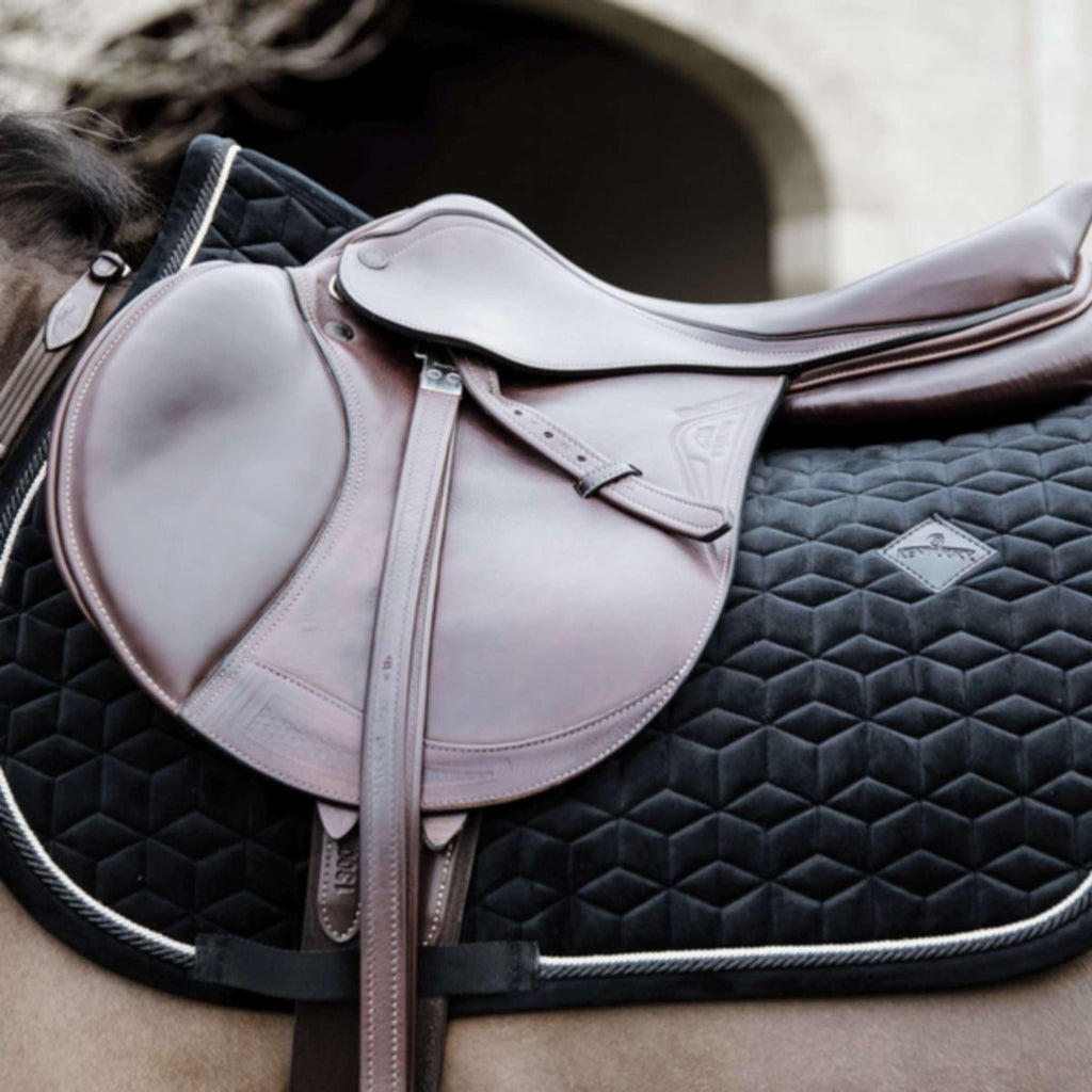 Kentucky Czaprak Basic Velvet Skokowy Czarny