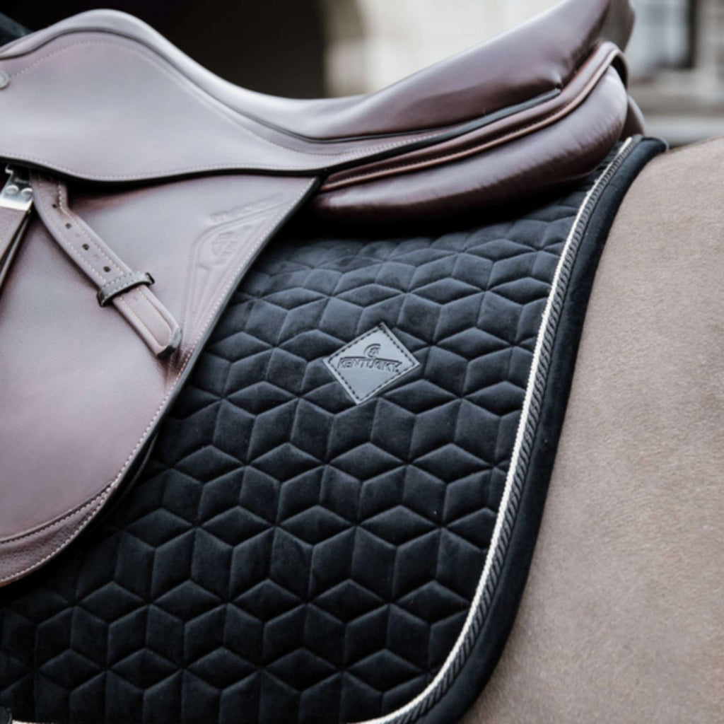Kentucky Czaprak Basic Velvet Skokowy Czarny