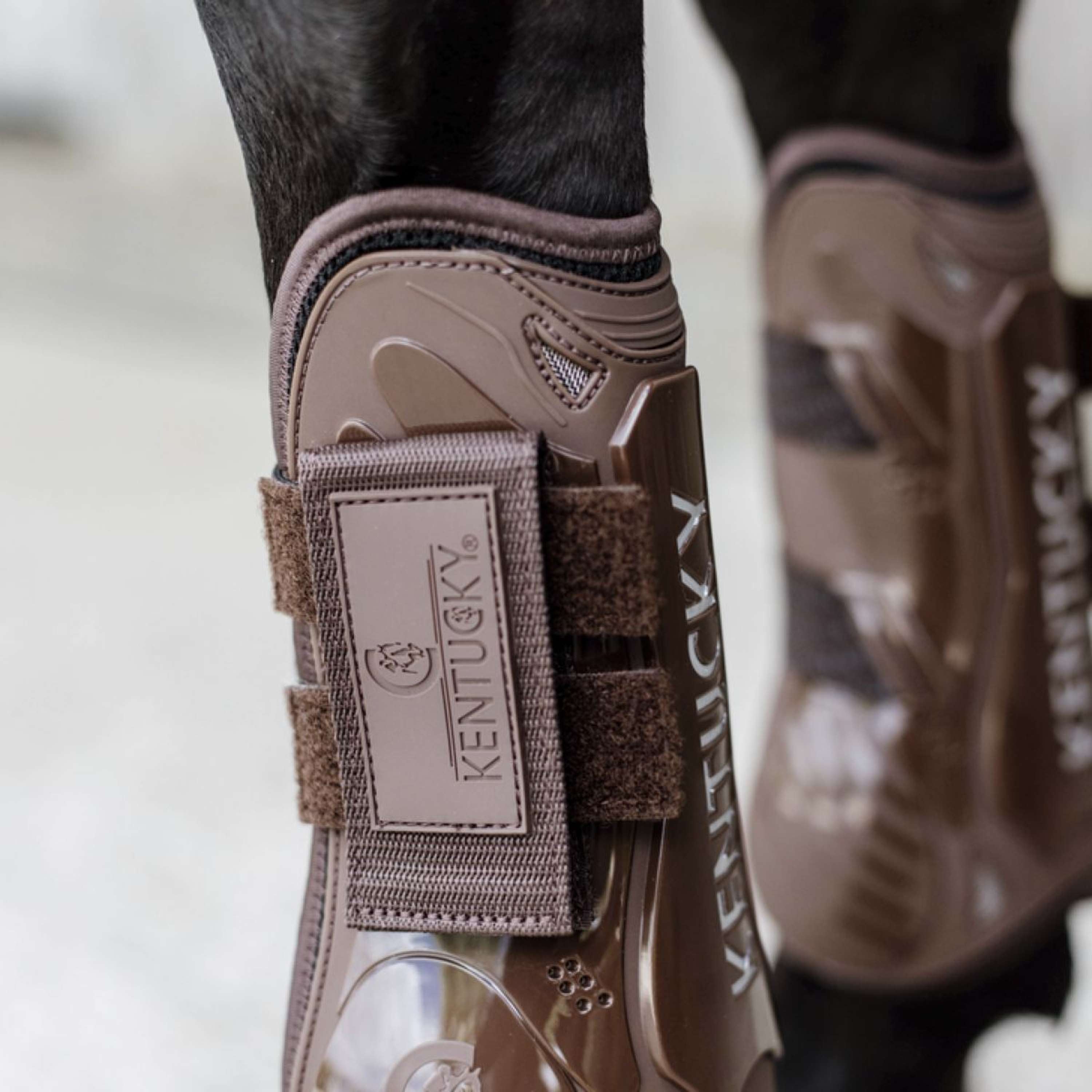 Kentucky Ochraniacze Na Ścięgna Velcro Brązowy