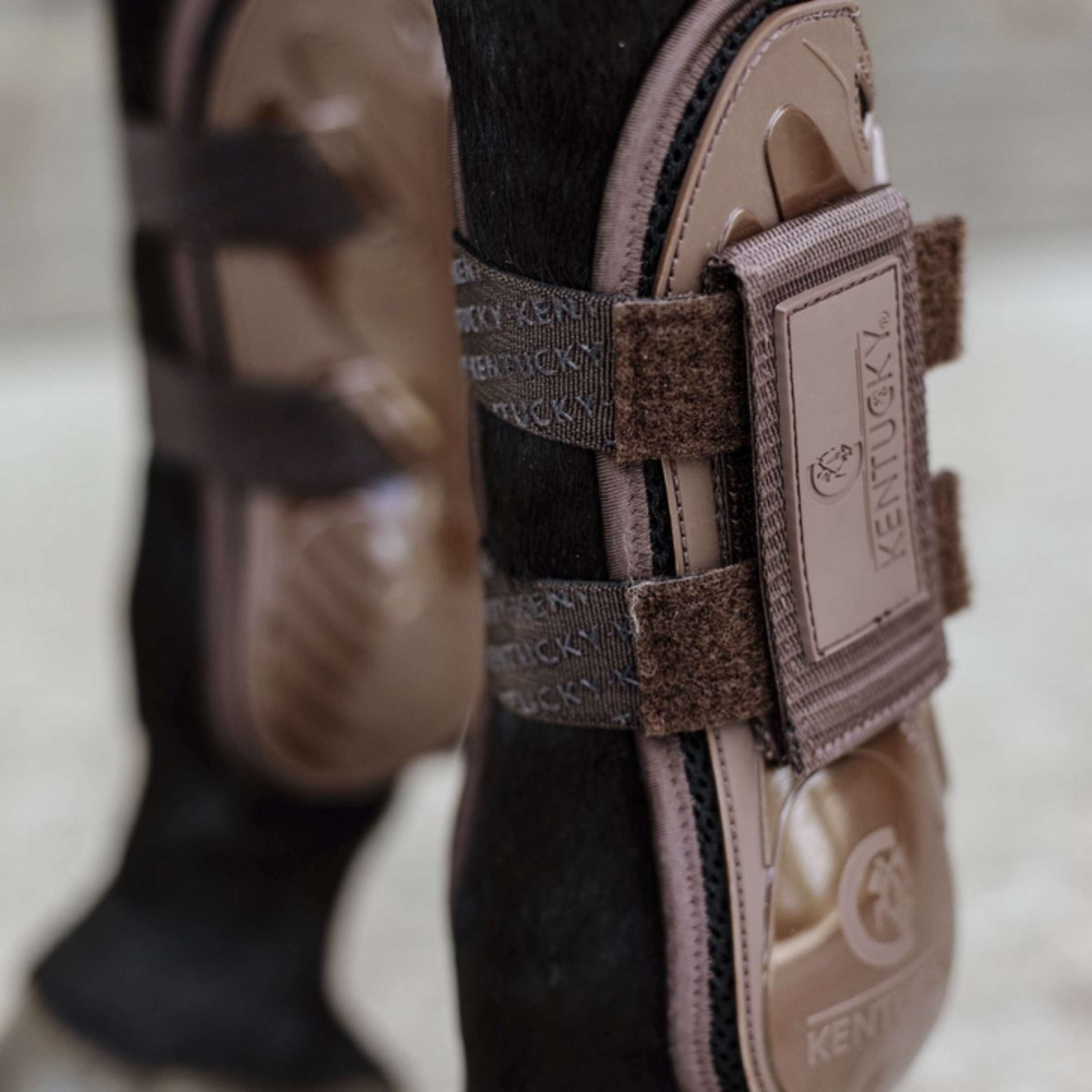 Kentucky Ochraniacze Na Ścięgna Velcro Brązowy
