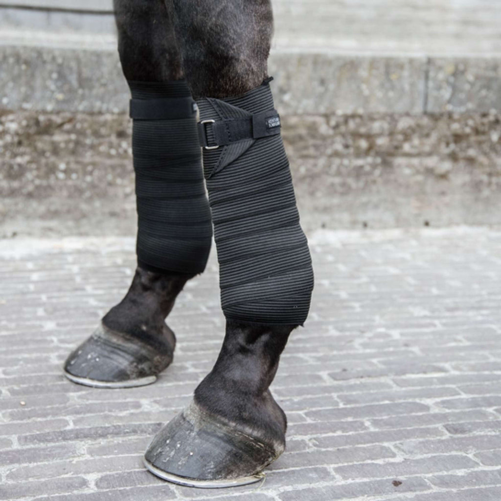 Kentucky owijki dla koni Elastic Czarny