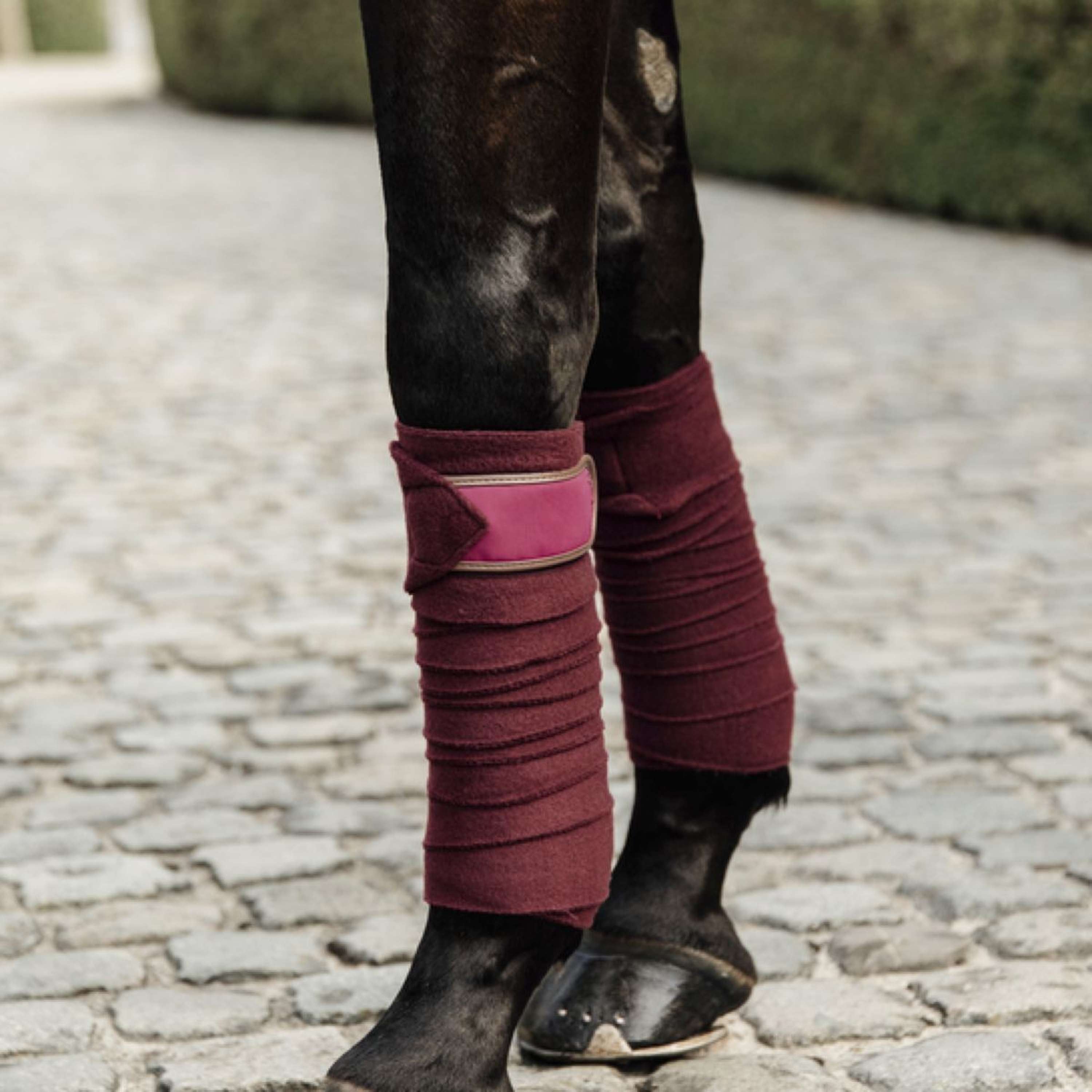 Kentucky owijki dla koni Polarowy Fleece Bordeaux