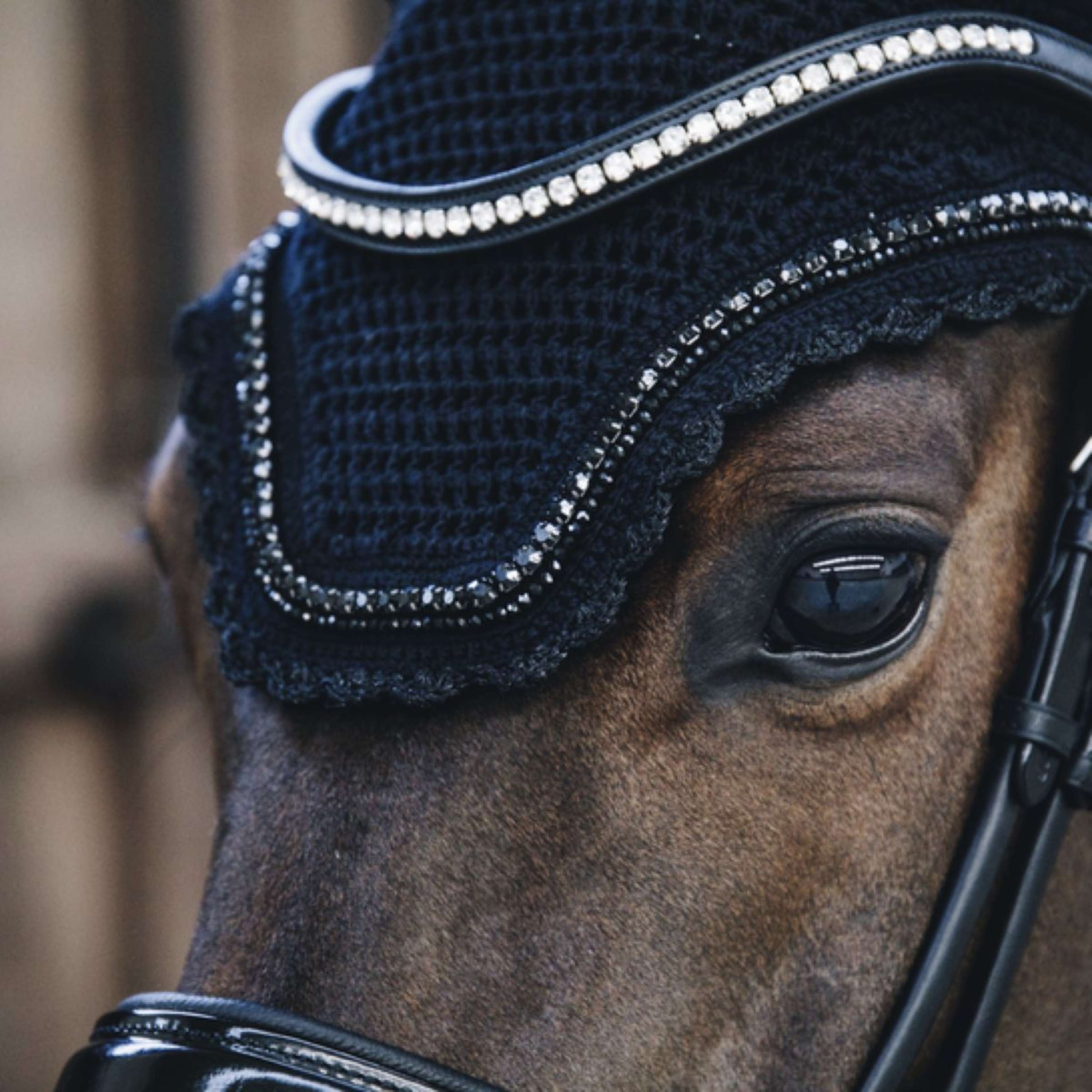Kentucky Siateczka Na Uszy Wellington Stone & Pearl Soundless Czarny