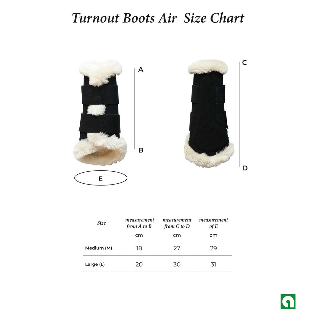 Kentucky Ochraniacze na tylne nogi Air Tech Eventing czarne