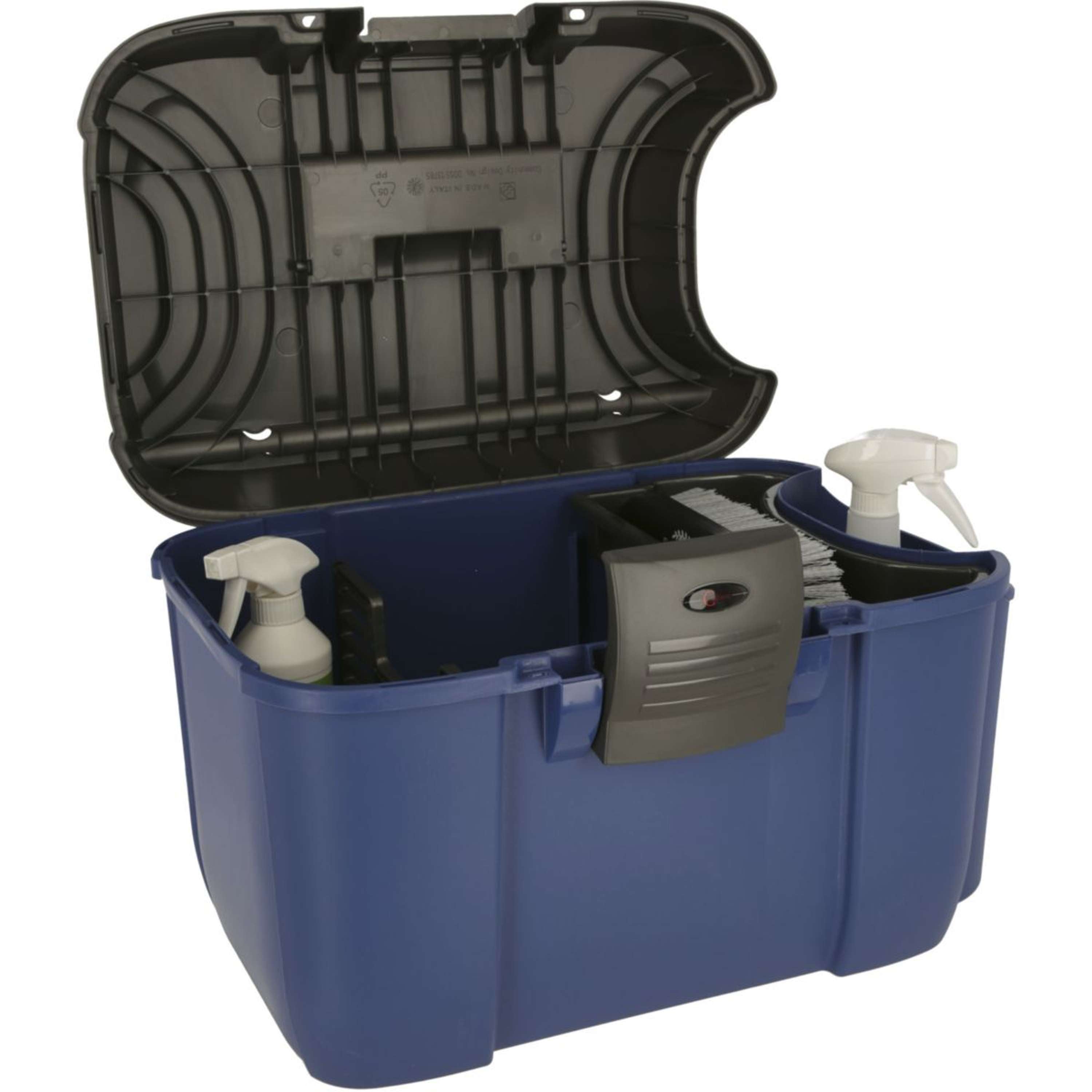 Kerbl Grooming Box Jumbo Wyjmowany Wstawka Niebieski/Czarny