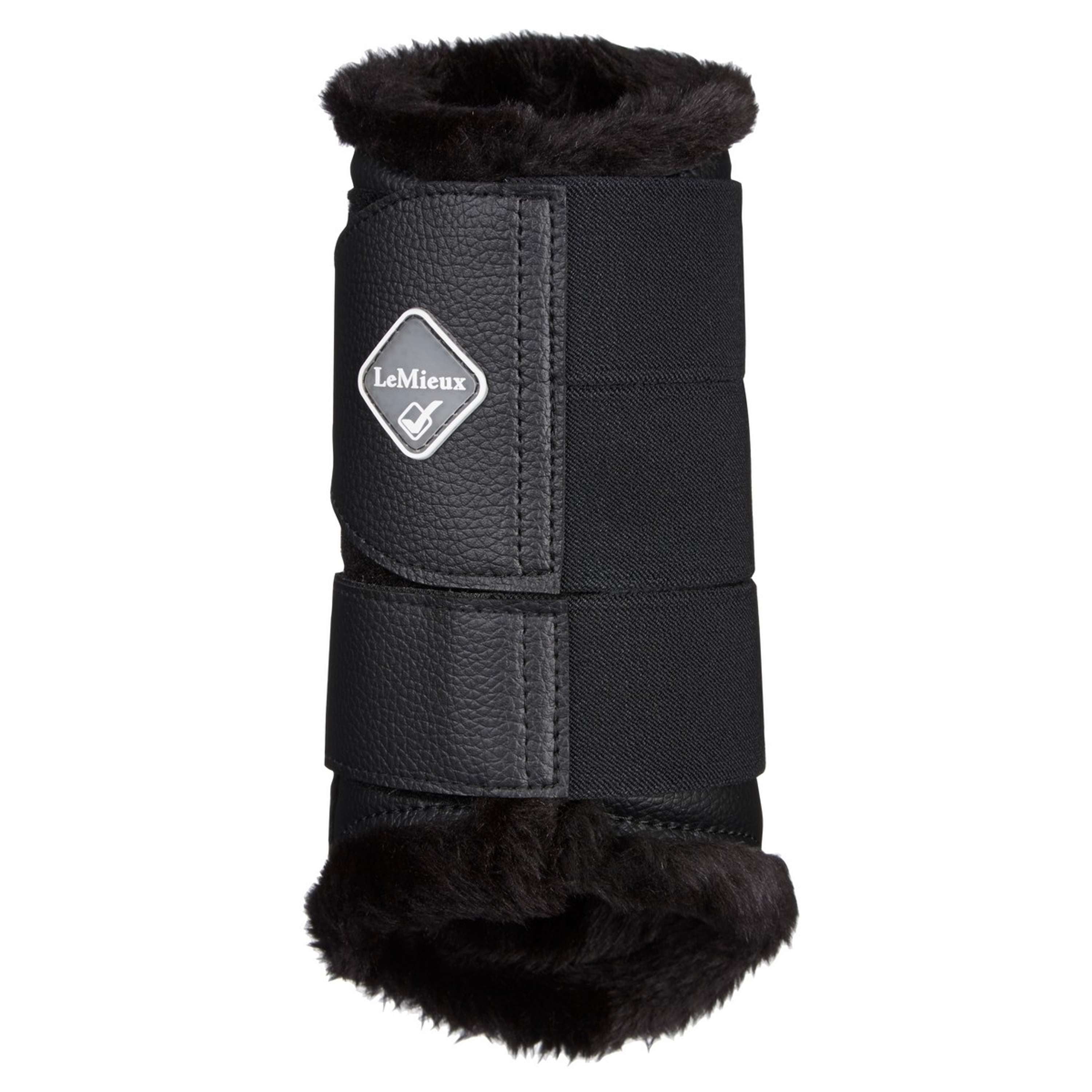 LeMieux Ochraniacze na nogi Brushing Fleece Czarny/Czarny