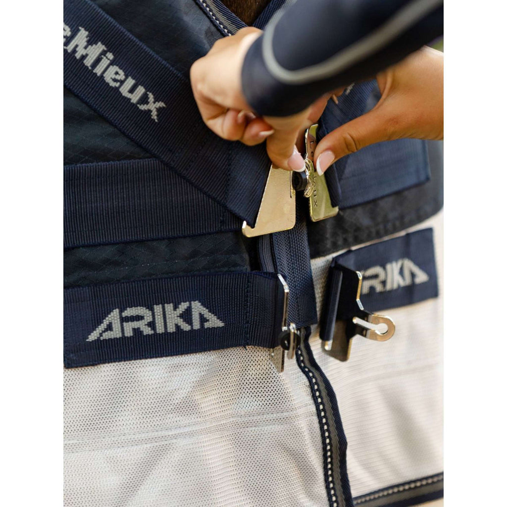 Derka przeciw owadom LeMieux Arika Shower-Tek szara